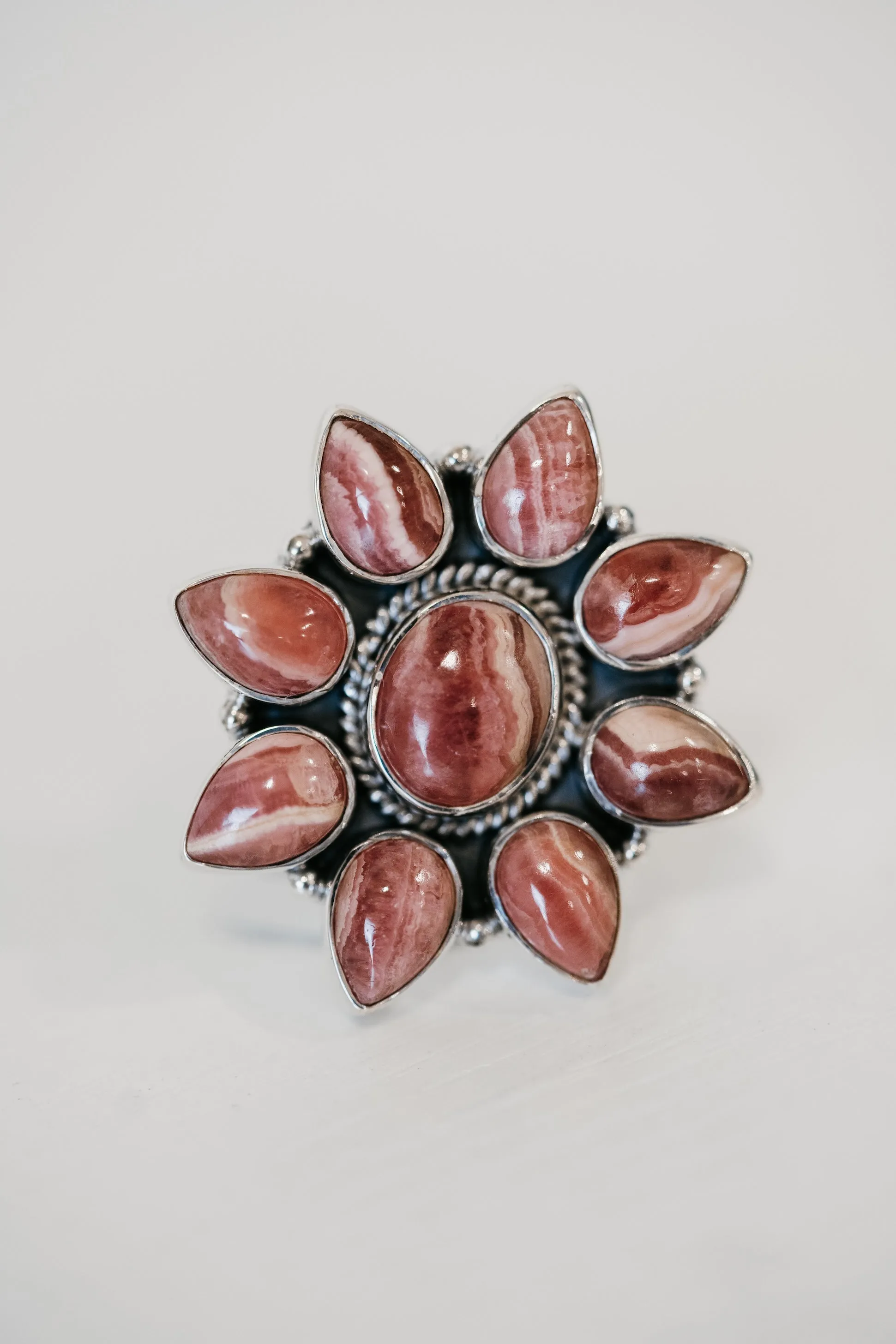 Mathias Ring | Rhodochrosite sold by Goldie Lew