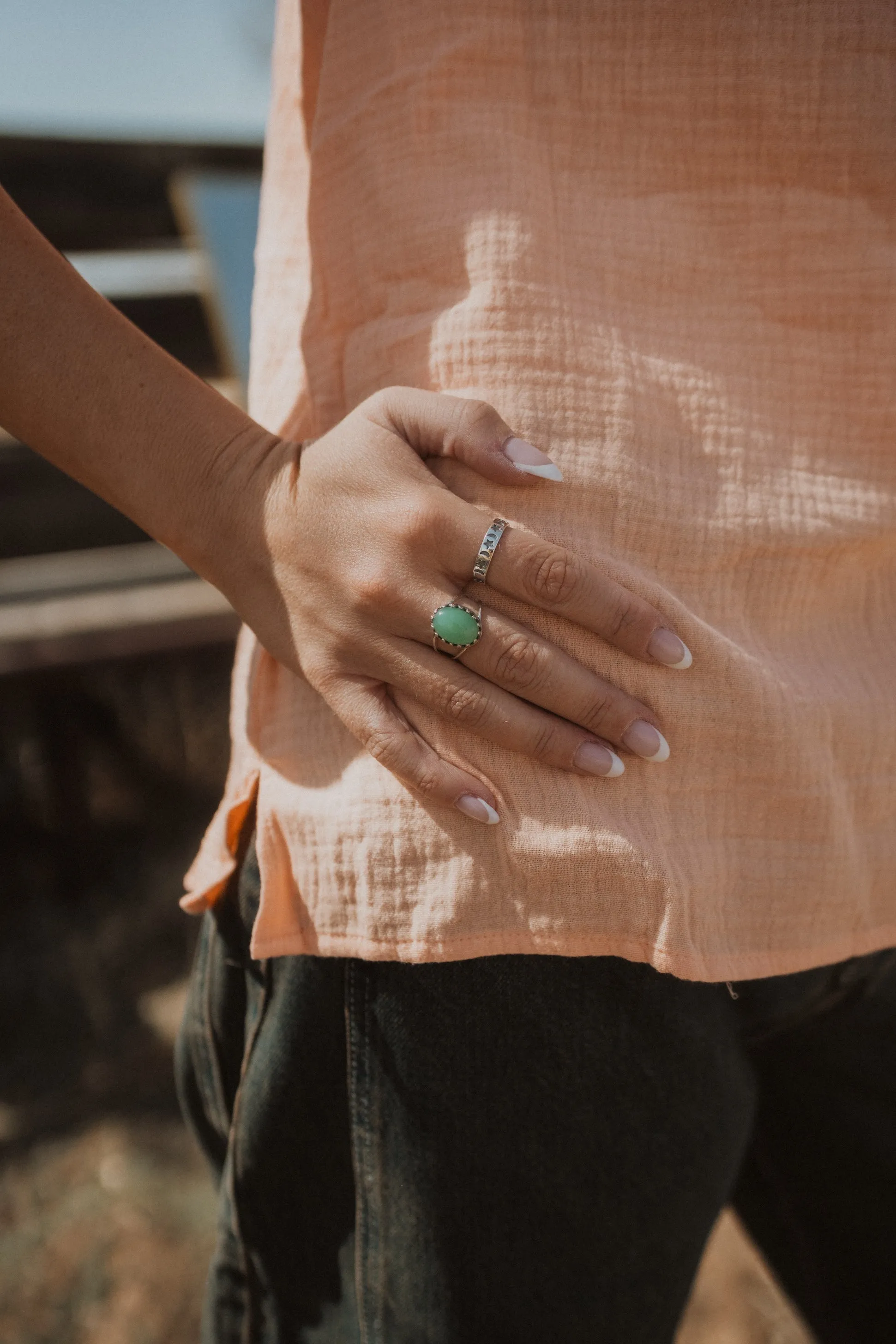 Crescent Moon Ring sold by Goldie Lew product image thumbnail 2