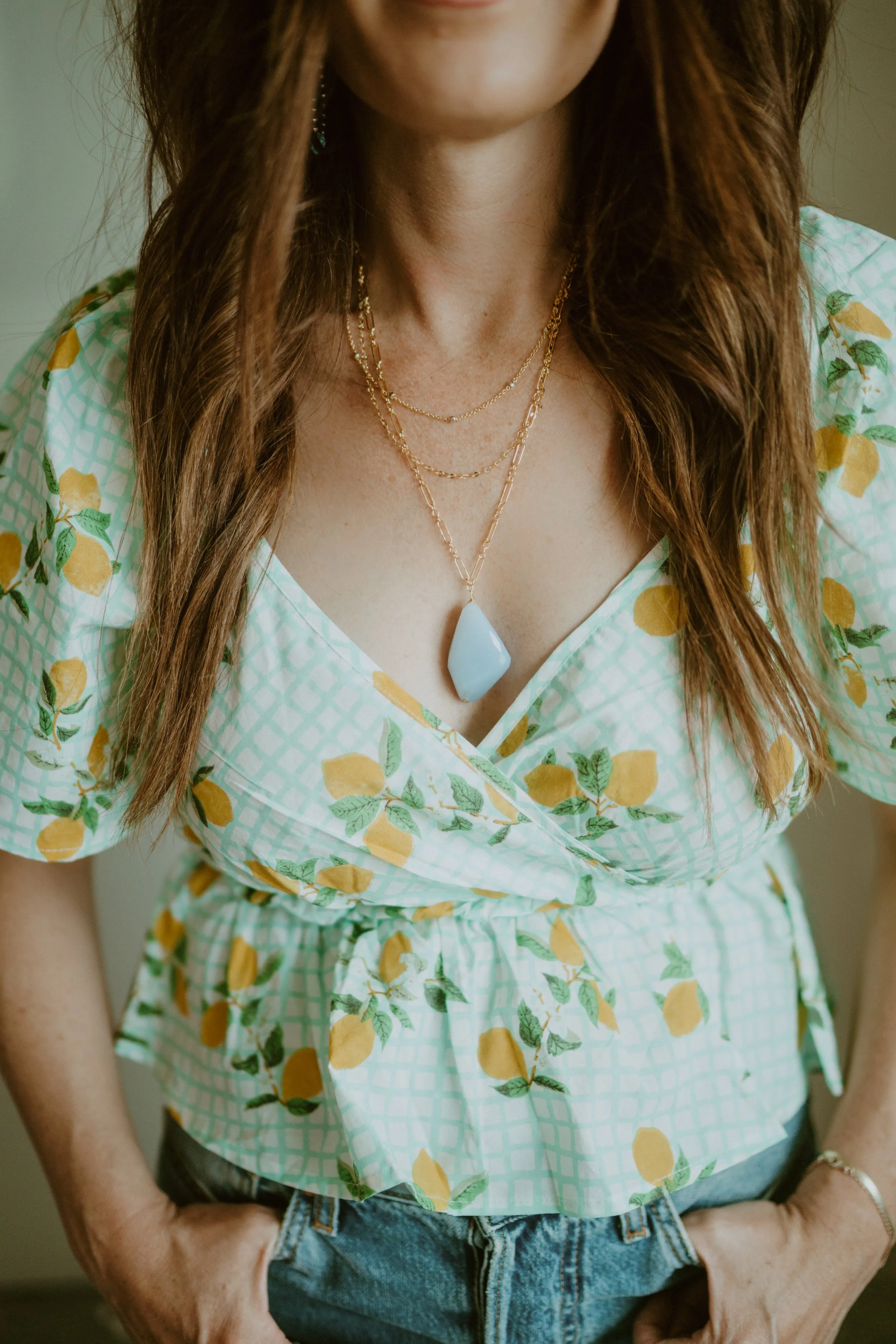 Natalie Necklace - FINAL SALE sold by Goldie Lew product image thumbnail 3