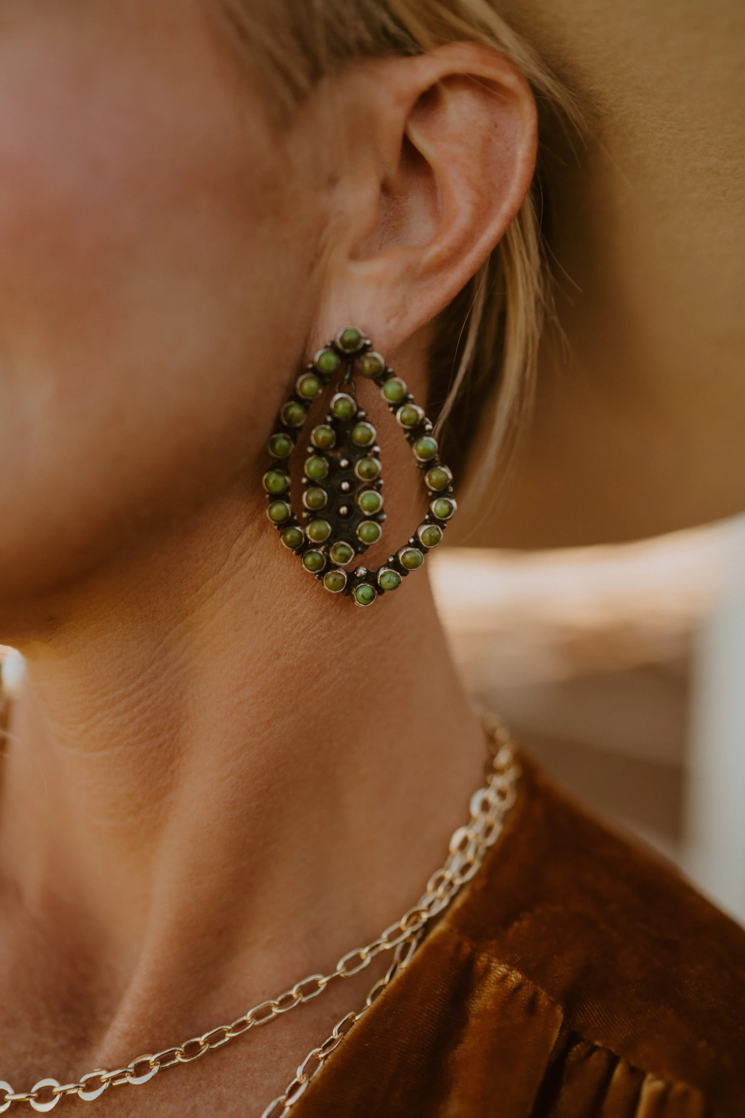 Beth Earrings | Sonoran Gold sold by Goldie Lew product image thumbnail 2