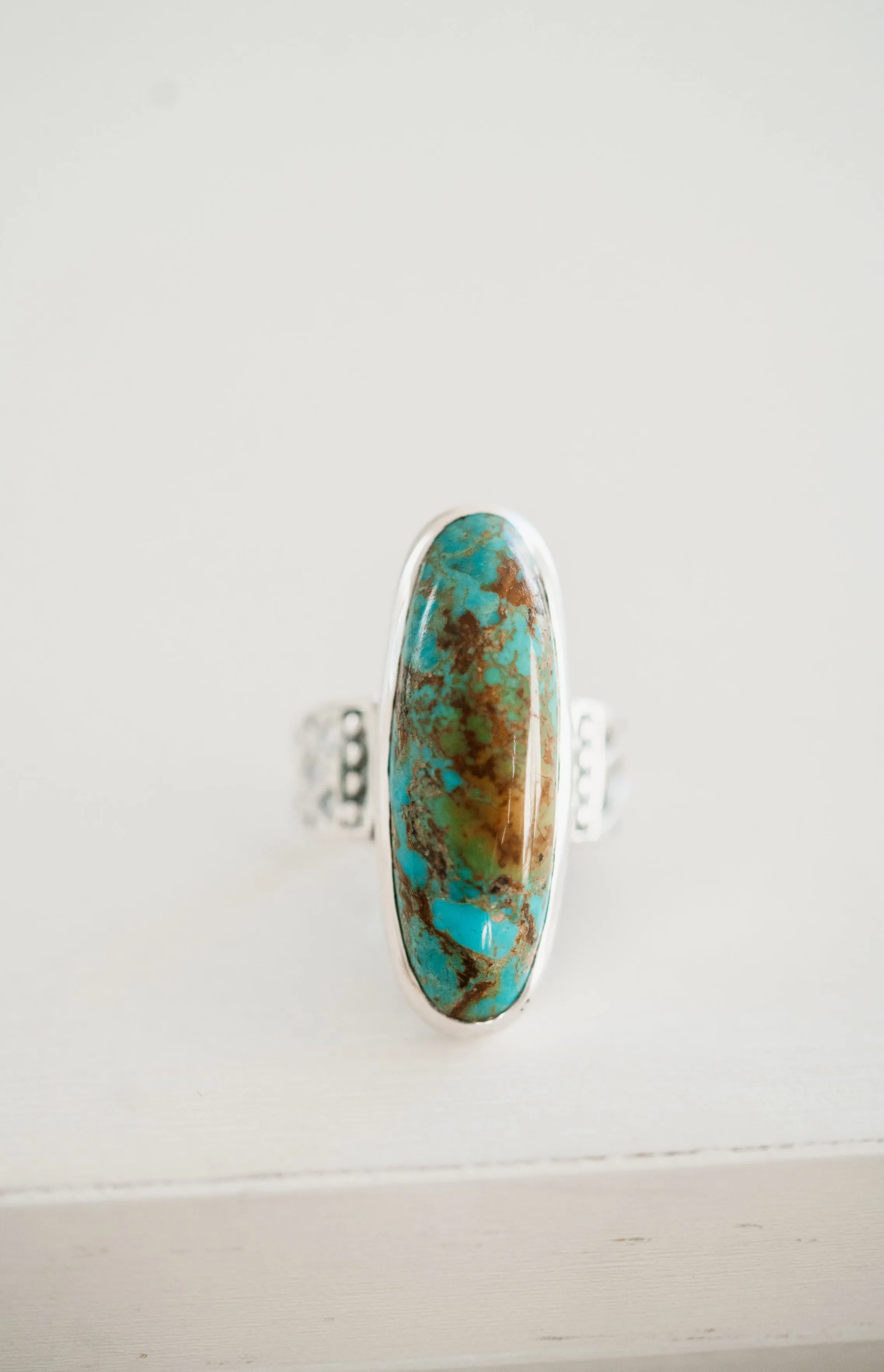 Lessie Ring | Turquoise sold by Goldie Lew