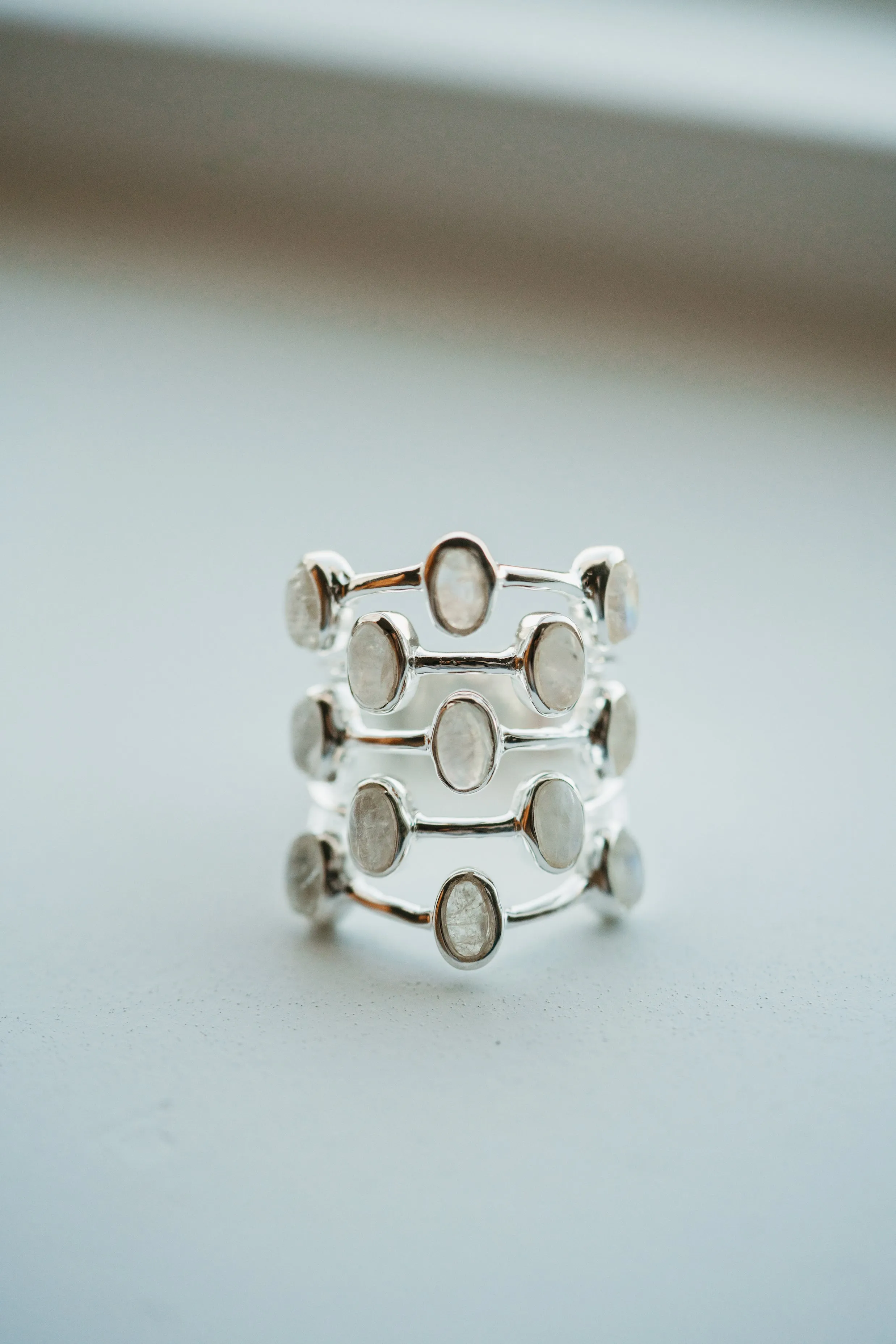 Kalani Ring | Moonstone sold by Goldie Lew
