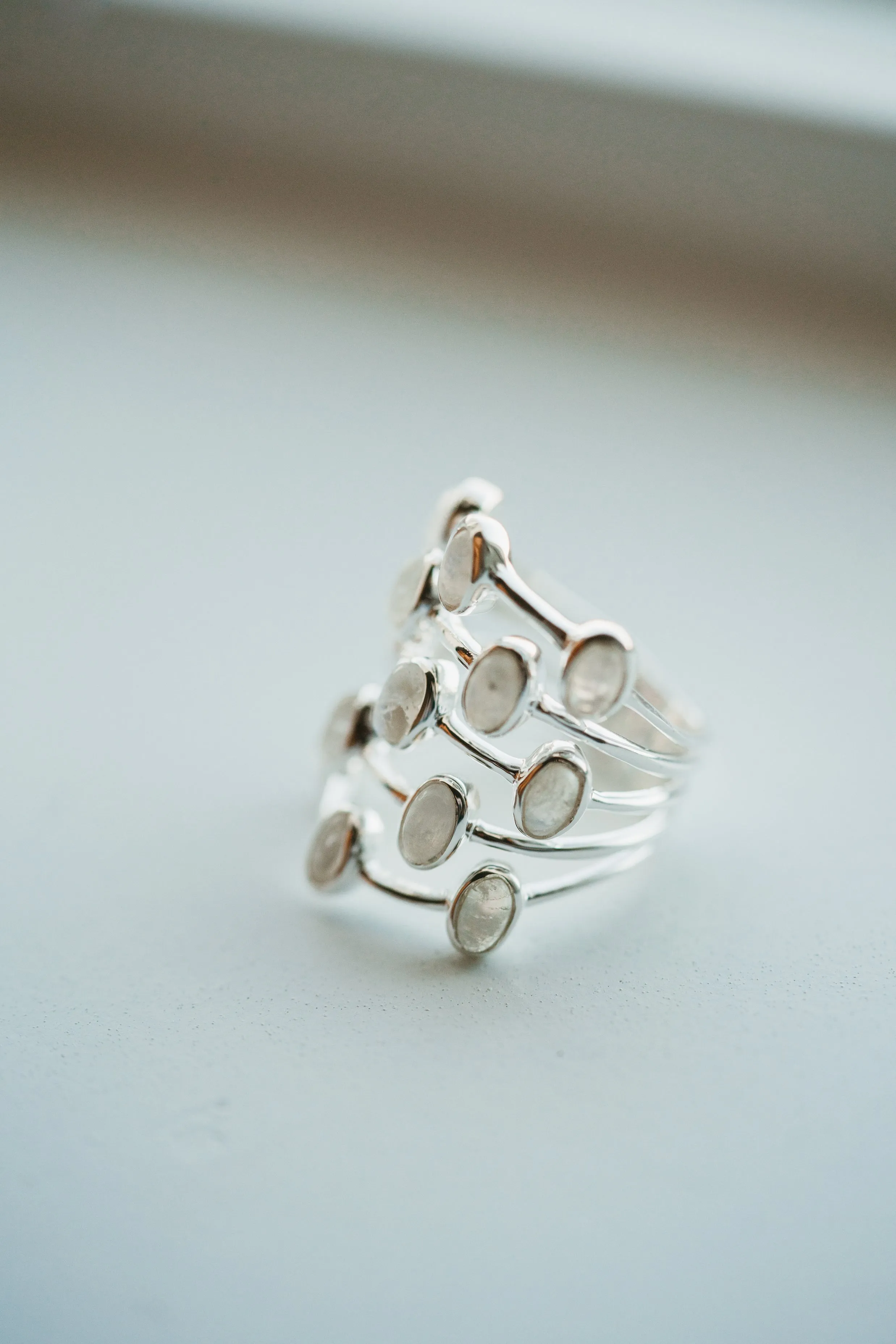 Kalani Ring | Moonstone sold by Goldie Lew product image thumbnail 2