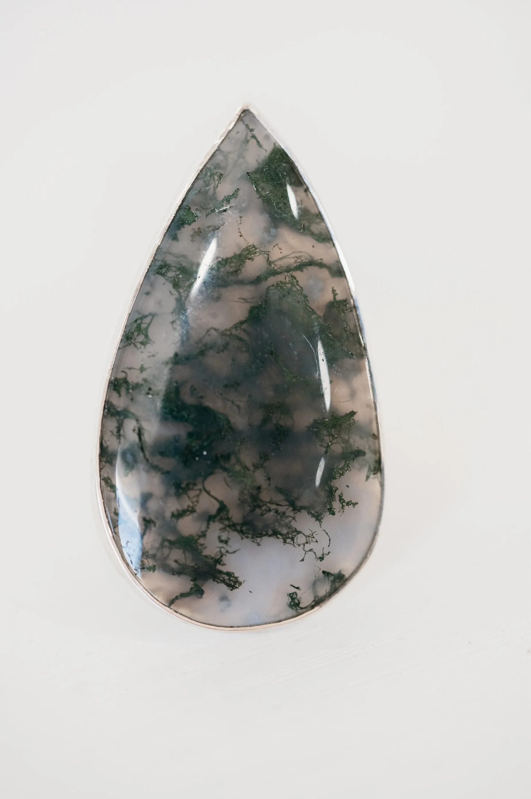 Belen Ring | Moss Agate | #2 sold by Goldie Lew product image thumbnail 5