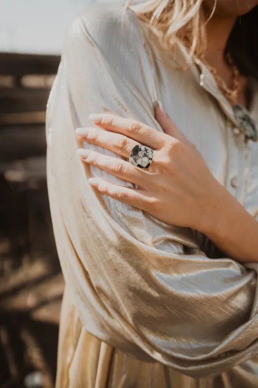 Davidson Ring | White Buffalo sold by Goldie Lew