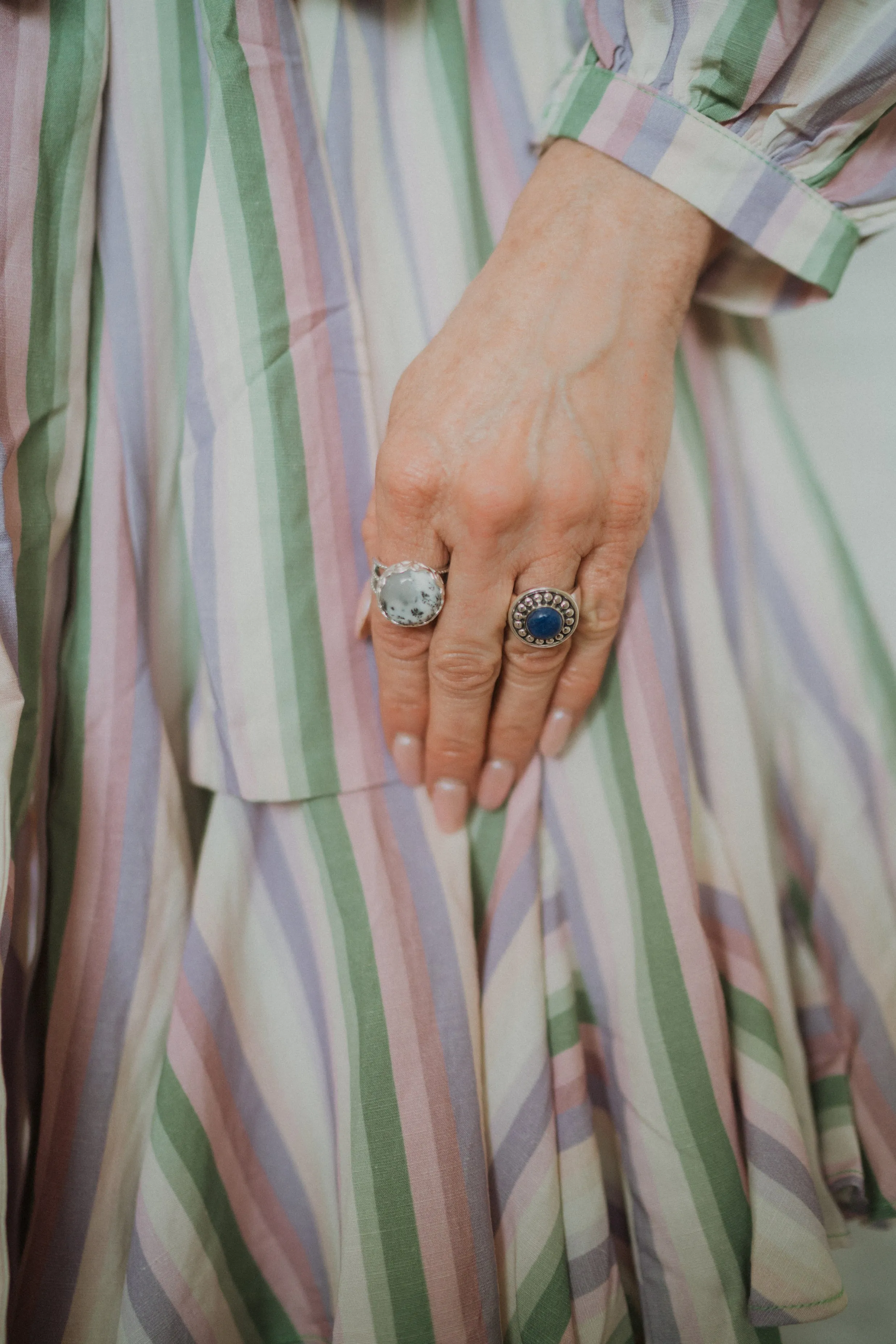 Anne Ring | Blue Lapis sold by Goldie Lew product image thumbnail 4