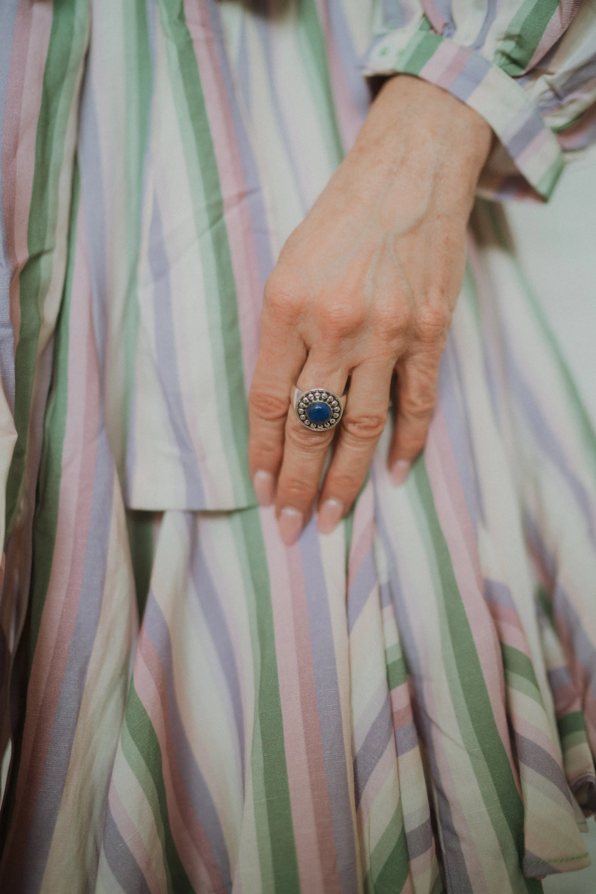 Anne Ring | Blue Lapis sold by Goldie Lew product image thumbnail 2
