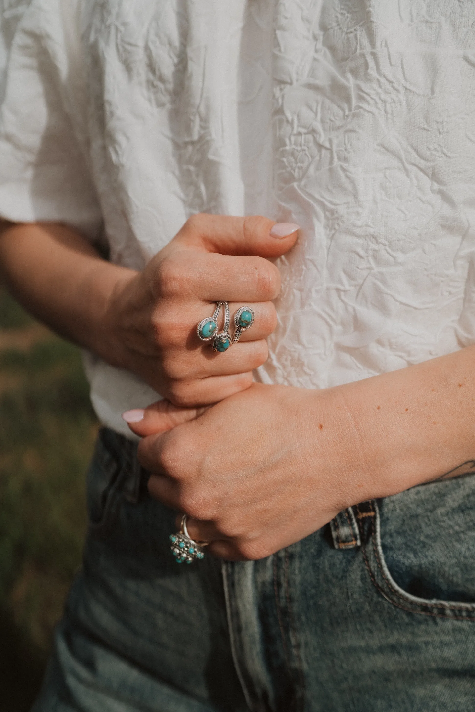 Rivena Ring | Turquoise sold by Goldie Lew