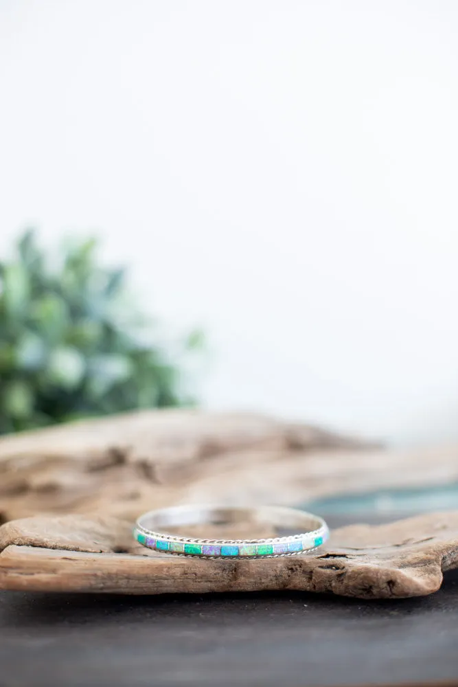 Rose Bangle Bracelet - FINAL SALE sold by Goldie Lew product image thumbnail 3