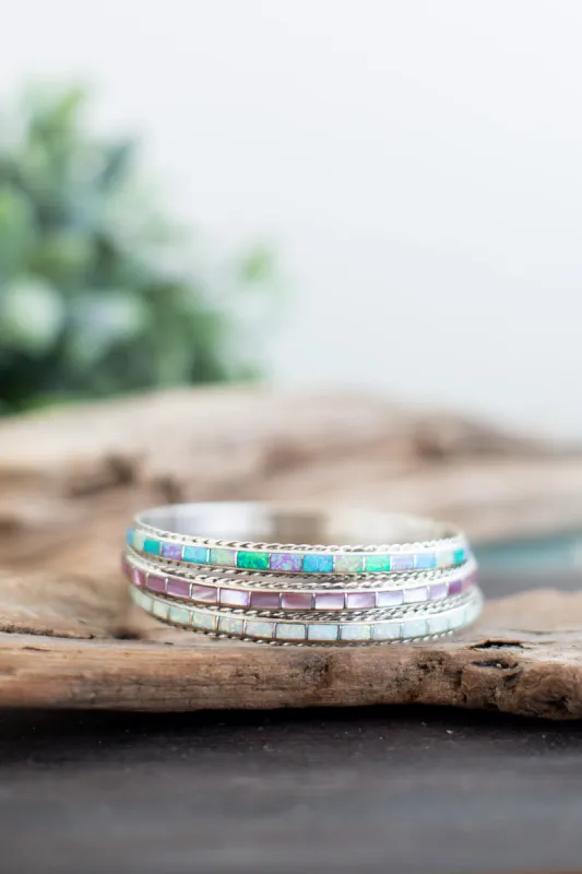 Rose Bangle Bracelet - FINAL SALE made by Goldie Lew