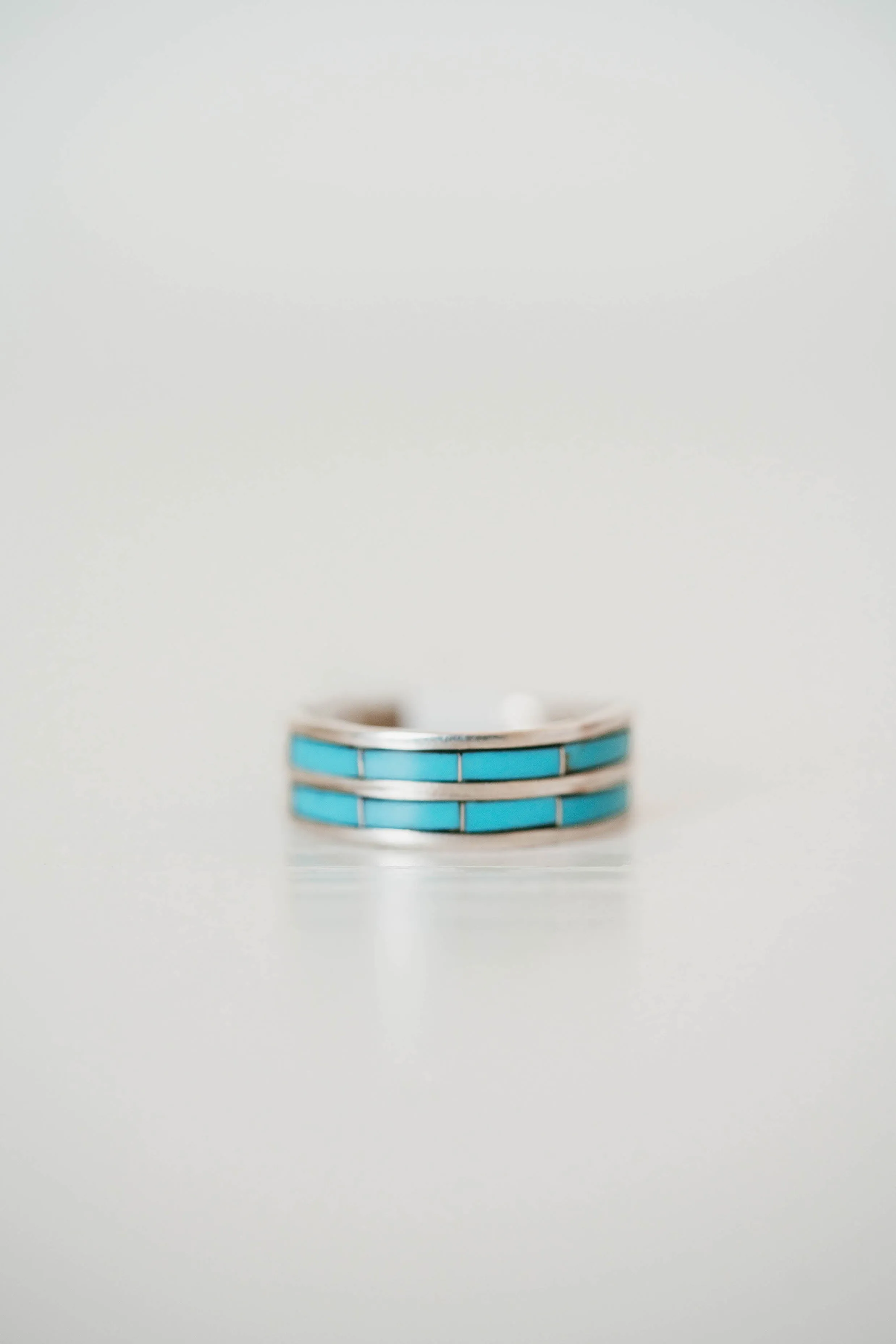2 Bar Ring | Turquoise- FINAL SALE sold by Goldie Lew