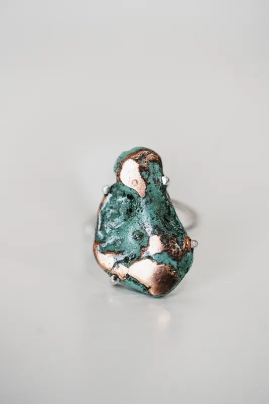 Winslet Ring | Copper Turquoise sold by Goldie Lew