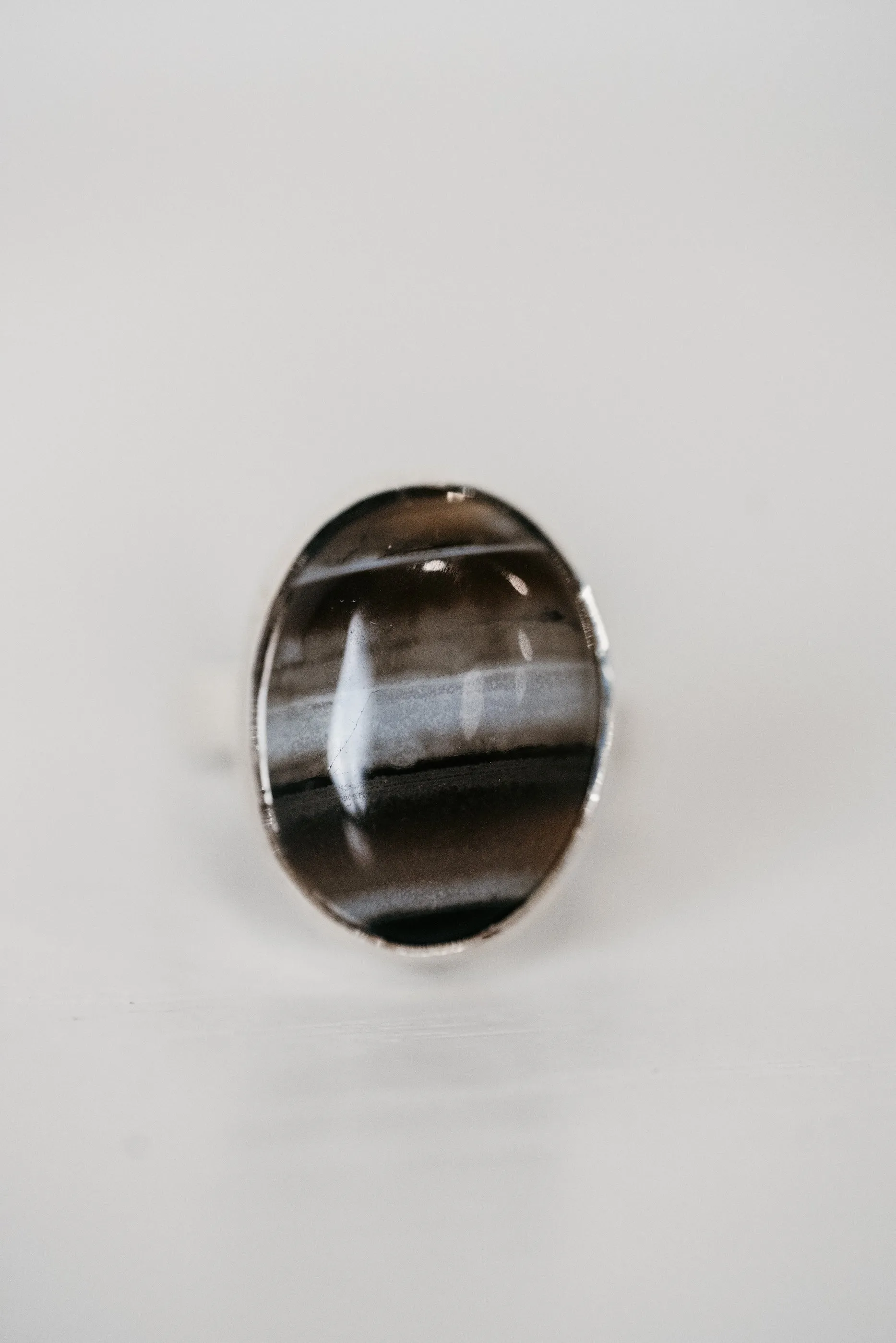 Taisley Ring | Banded Agate sold by Goldie Lew