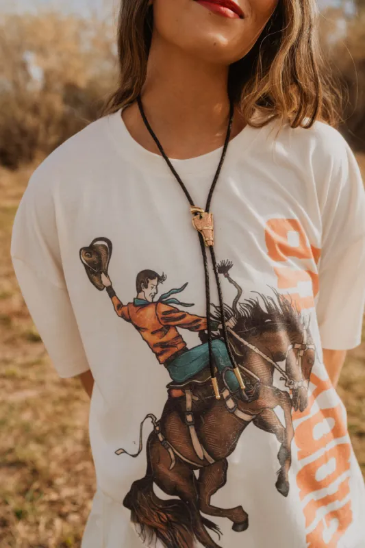 Gun + Holster Bolo Tie sold by Goldie Lew