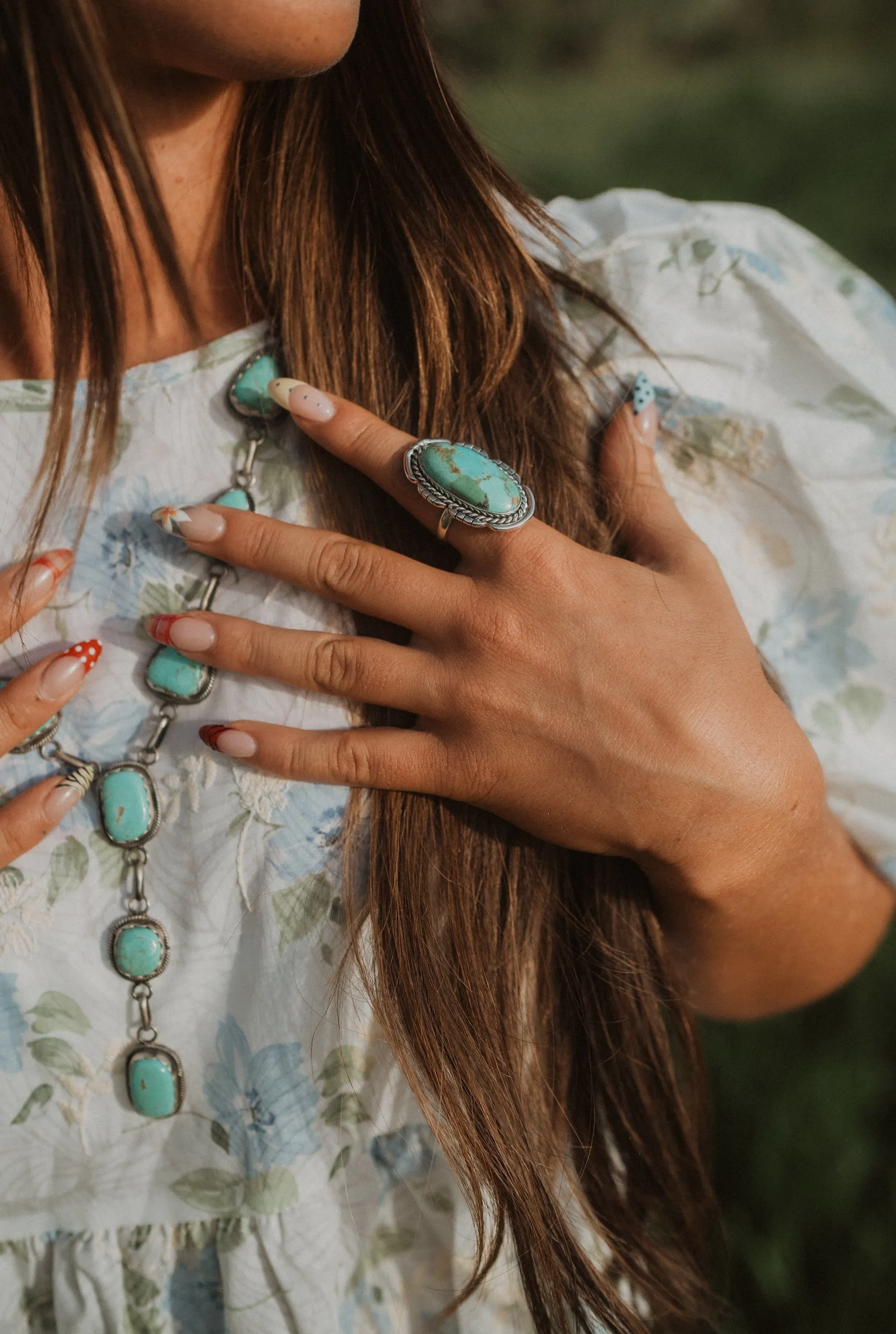 Laguna Ring | Turquoise sold by Goldie Lew