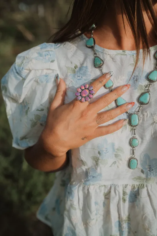 Wander Glow Ring | Galaxy Opal sold by Goldie Lew
