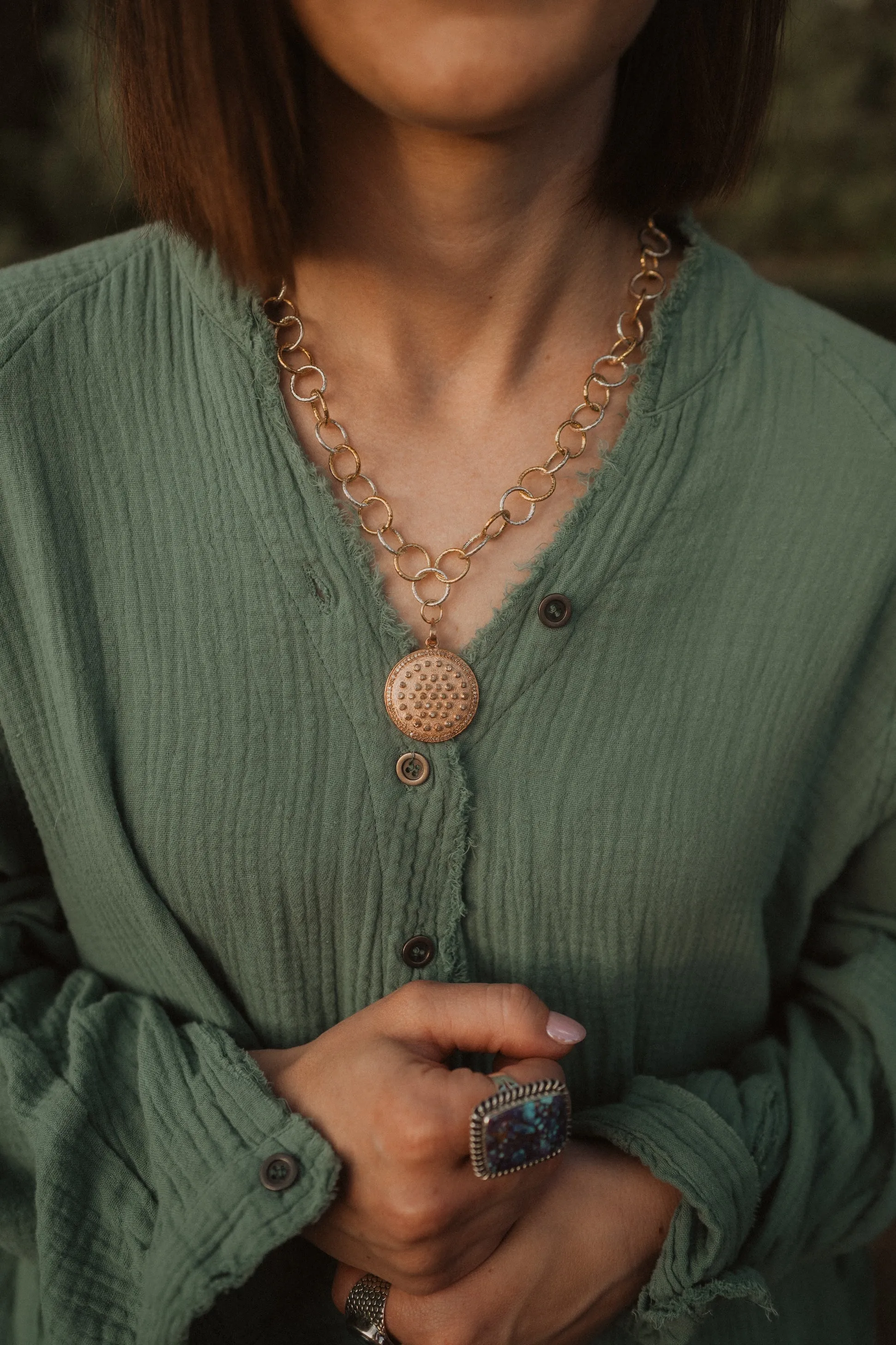 Soldered Soul Necklace sold by Goldie Lew product image thumbnail 2