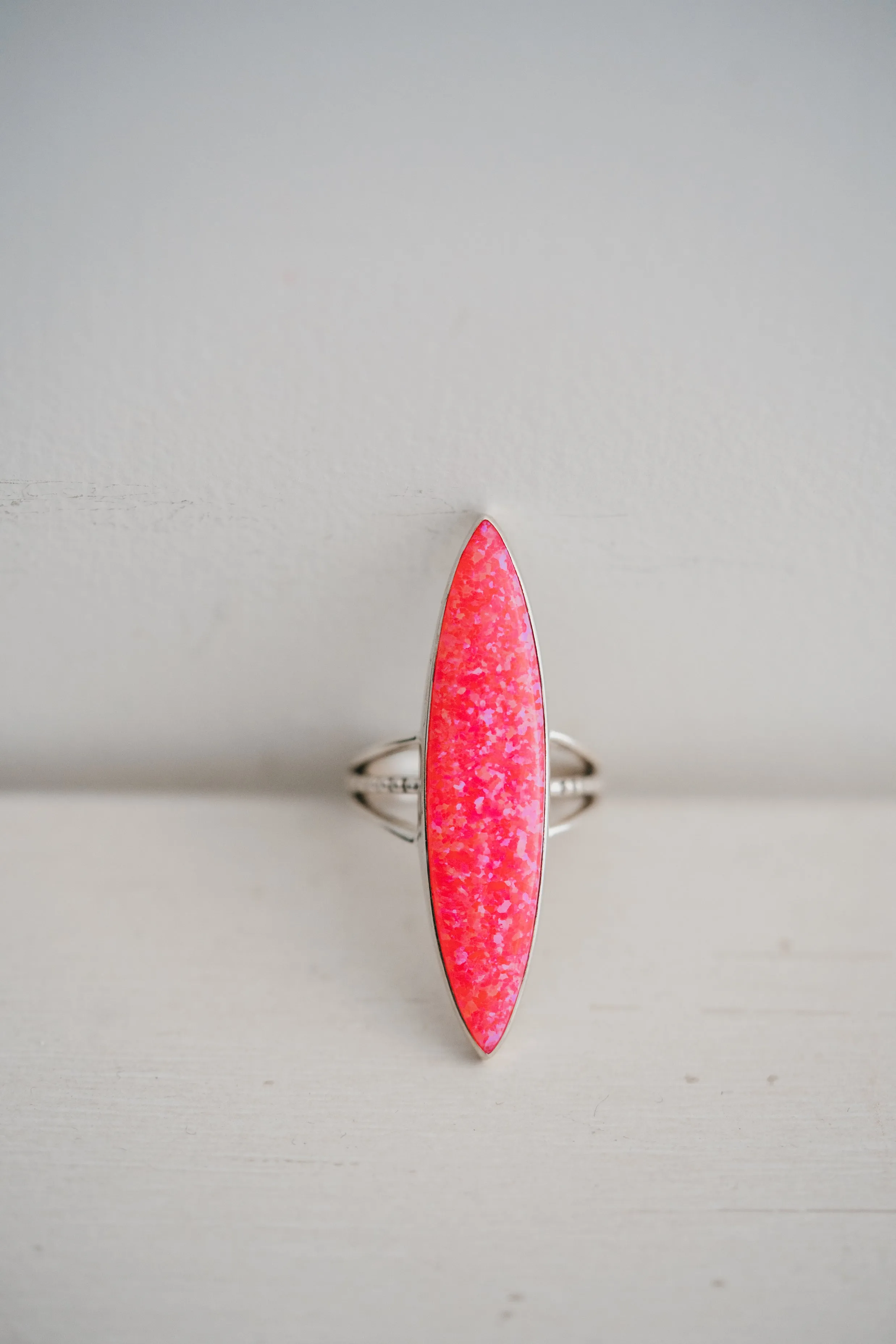 Poppy Ring | Pink Opal - FINAL SALE sold by Goldie Lew product image thumbnail 2