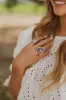 Xenia Ring | Pink Spiny Turquoise sold by Goldie Lew