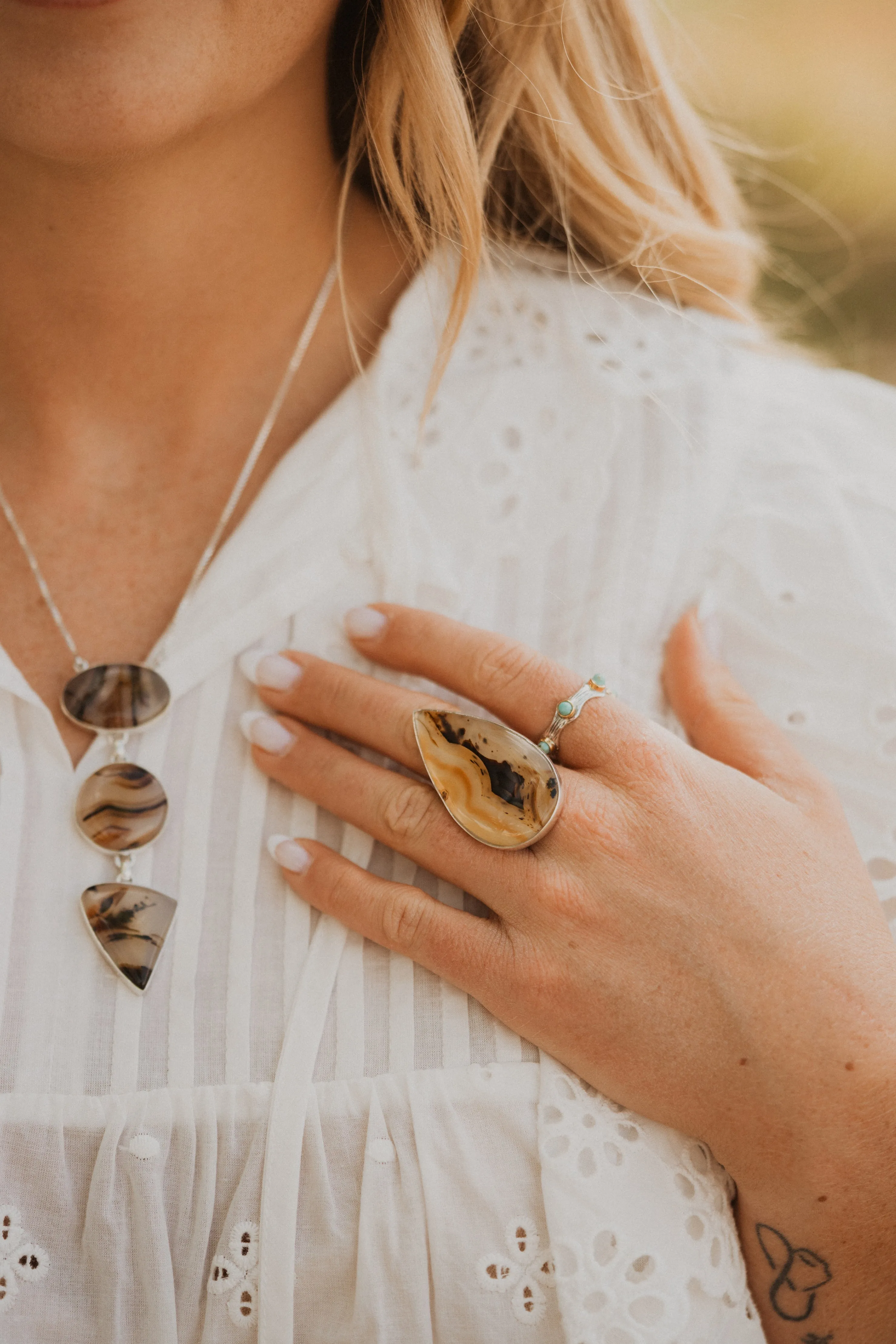 Honeybun Ring | Turquoise sold by Goldie Lew product image thumbnail 2