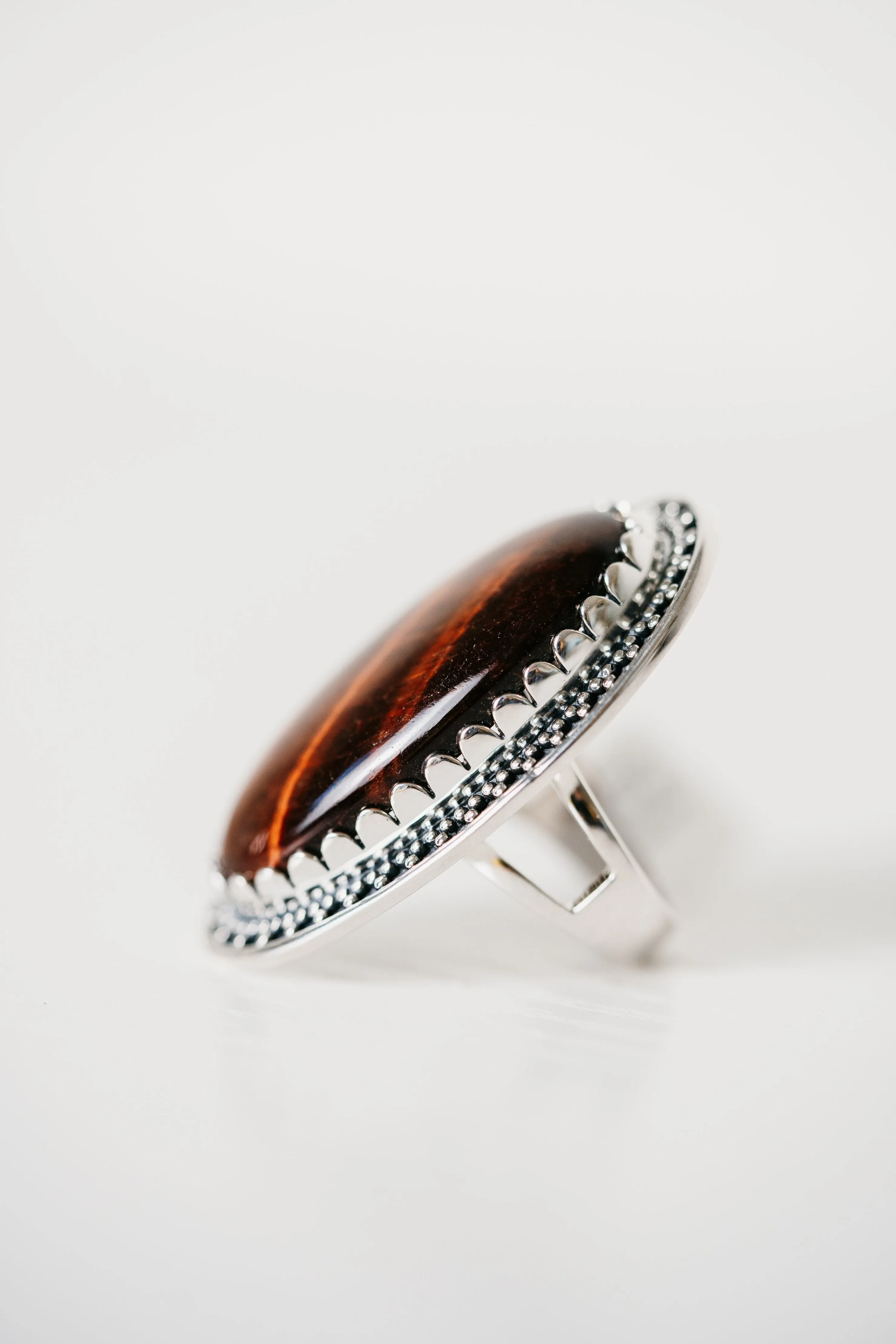 Tonnalli Ring | Red Tiger's Eye sold by Goldie Lew product image thumbnail 3