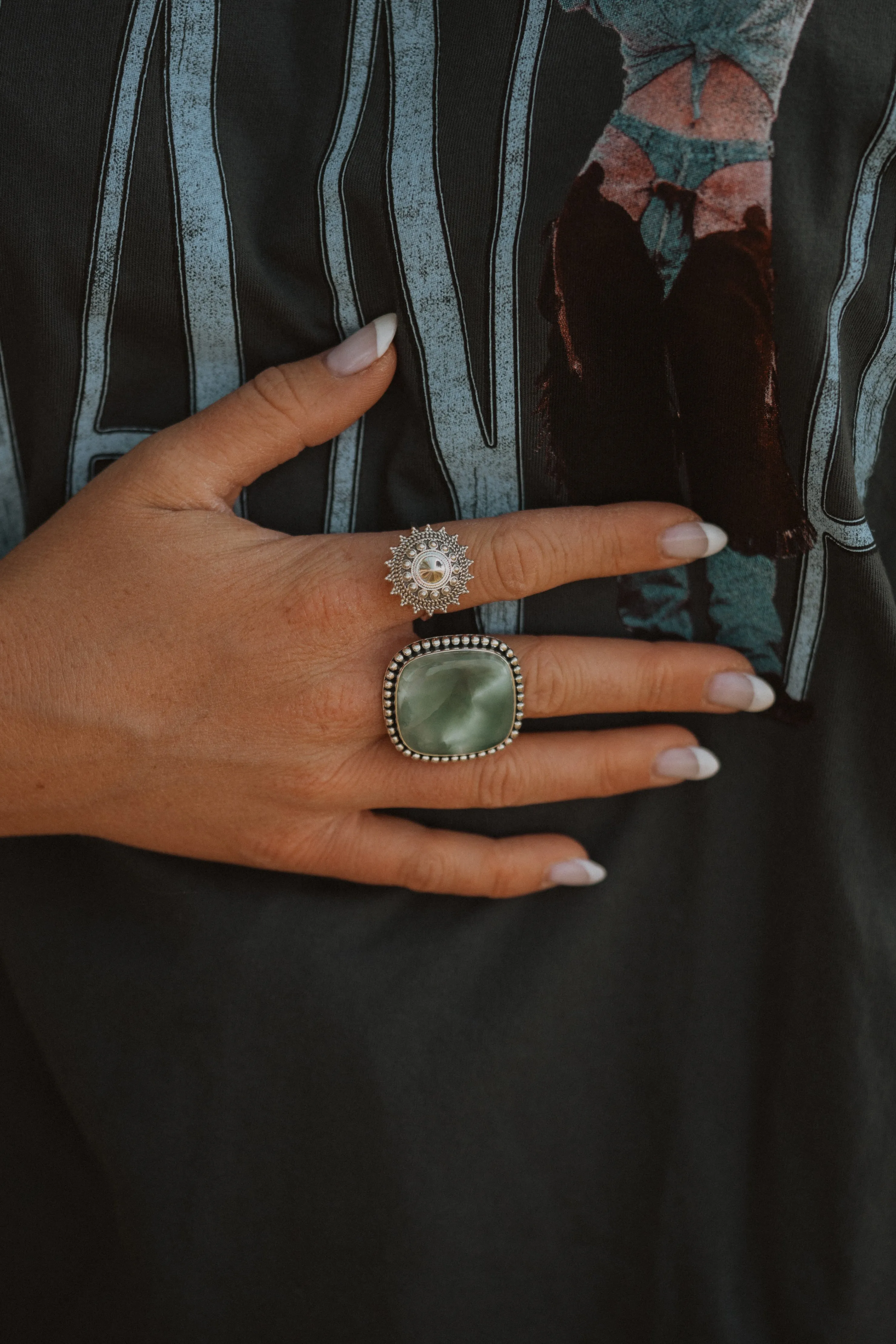 Betsy Ring | Hemimorphite sold by Goldie Lew product image thumbnail 2