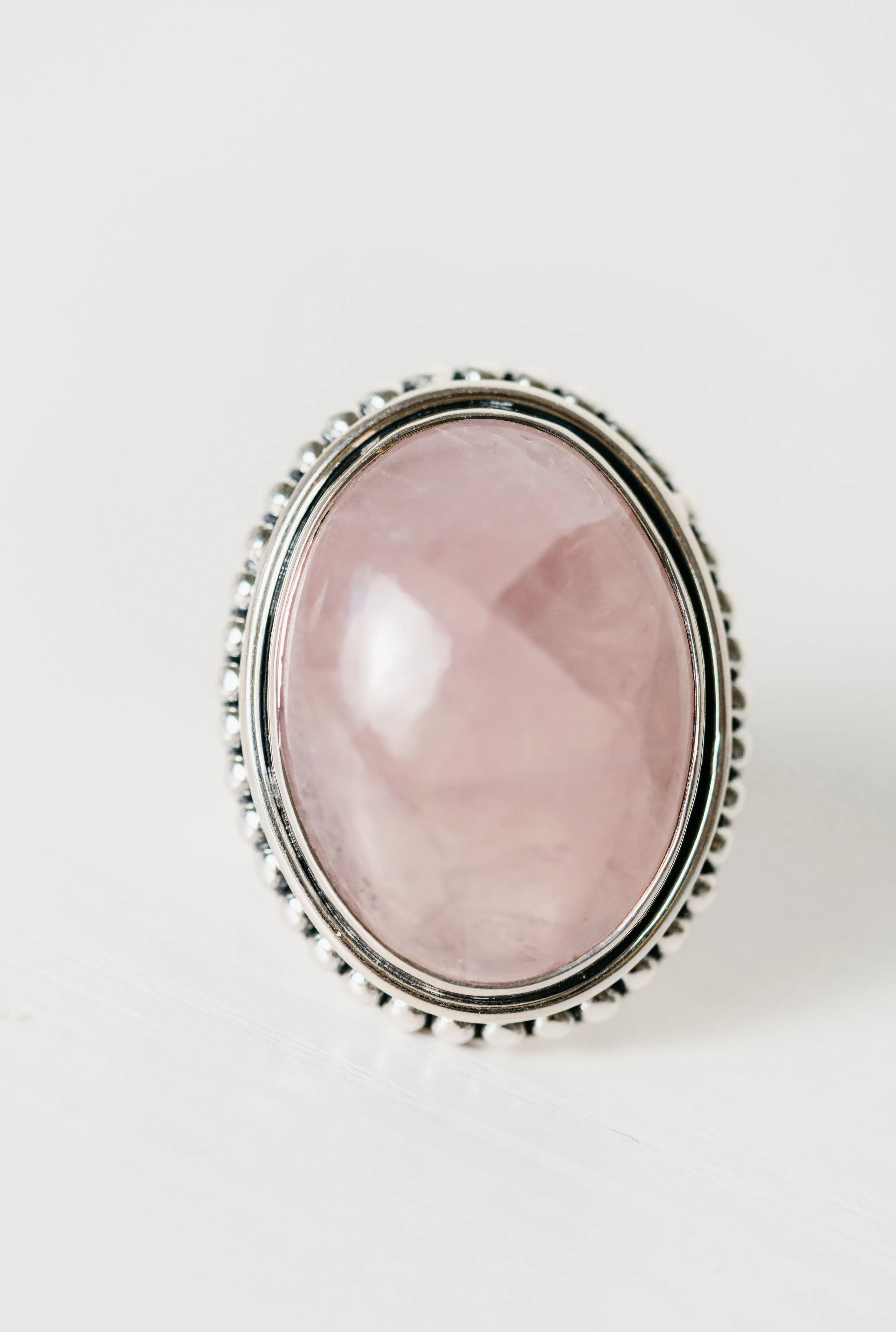 Betsy Ring | Rose Quartz sold by Goldie Lew product image thumbnail 2