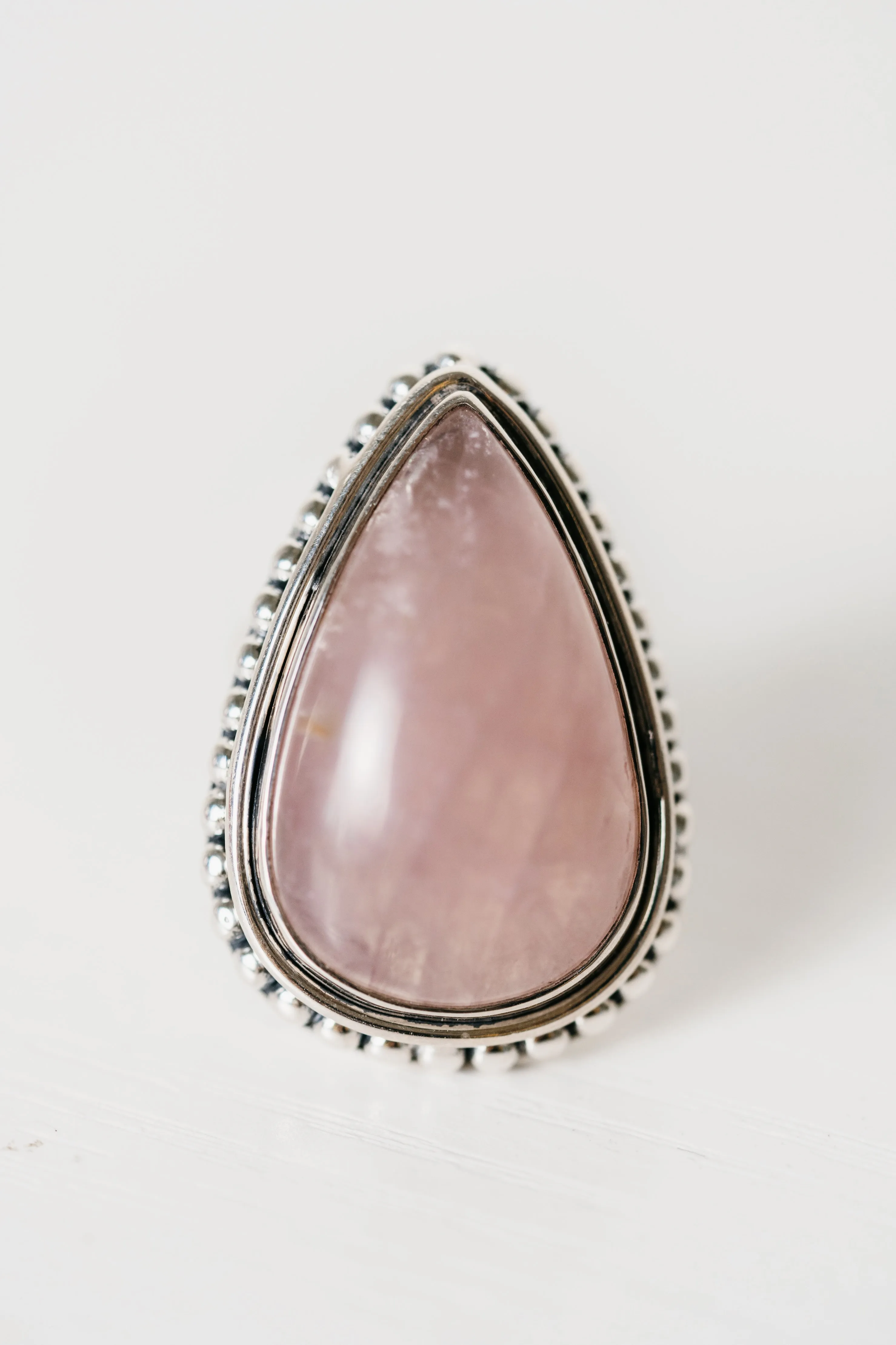 Betsy Ring | Rose Quartz sold by Goldie Lew product image thumbnail 4