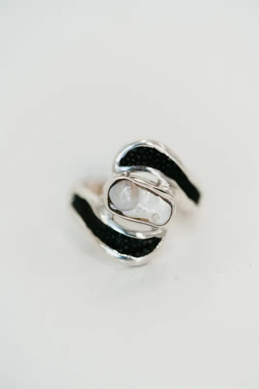 Whimsy Ring | Pearl sold by Goldie Lew