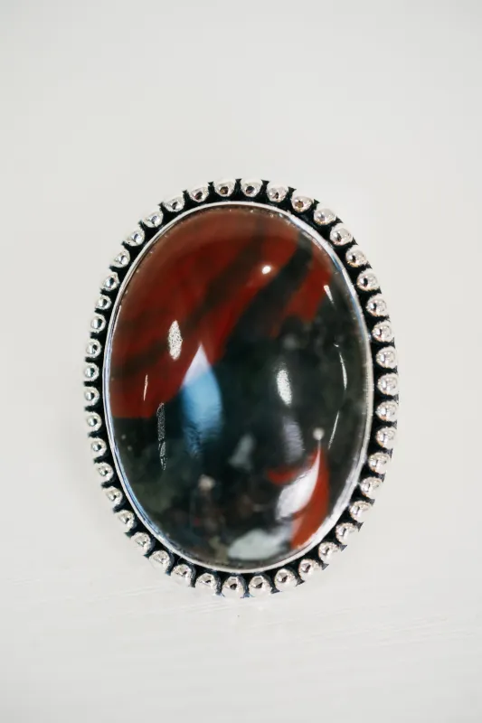 Betsy Ring | Red Jasper sold by Goldie Lew