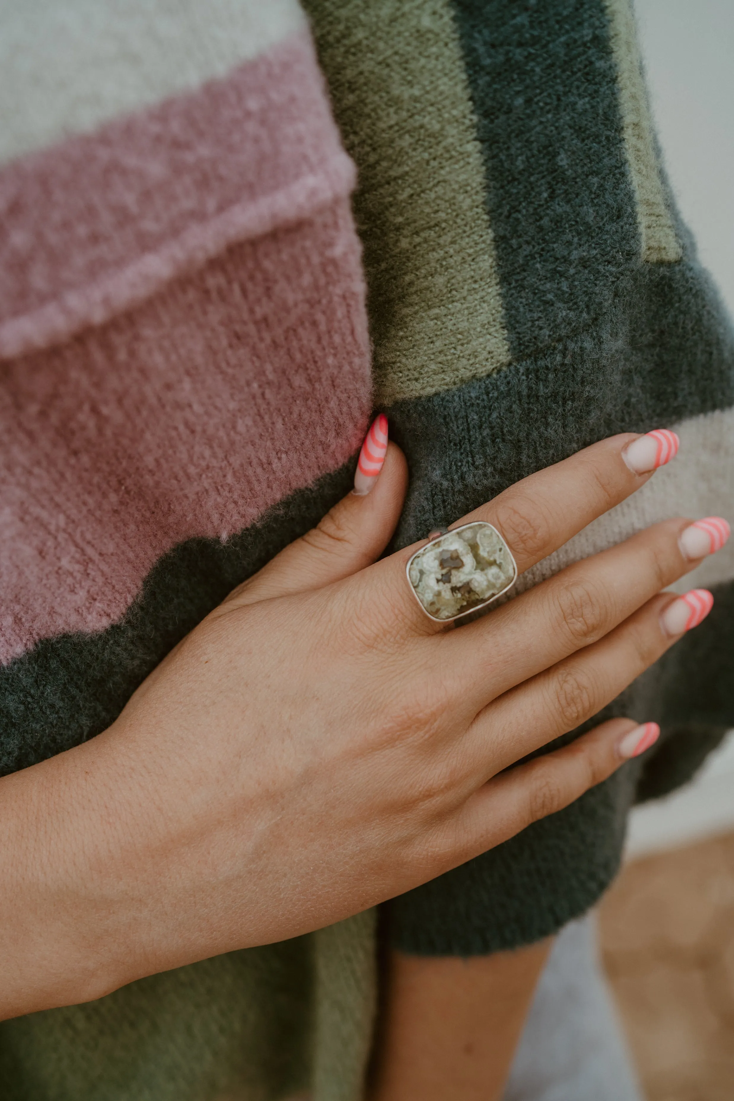 Brianna Ring | Rainforest Jasper sold by Goldie Lew product image thumbnail 3