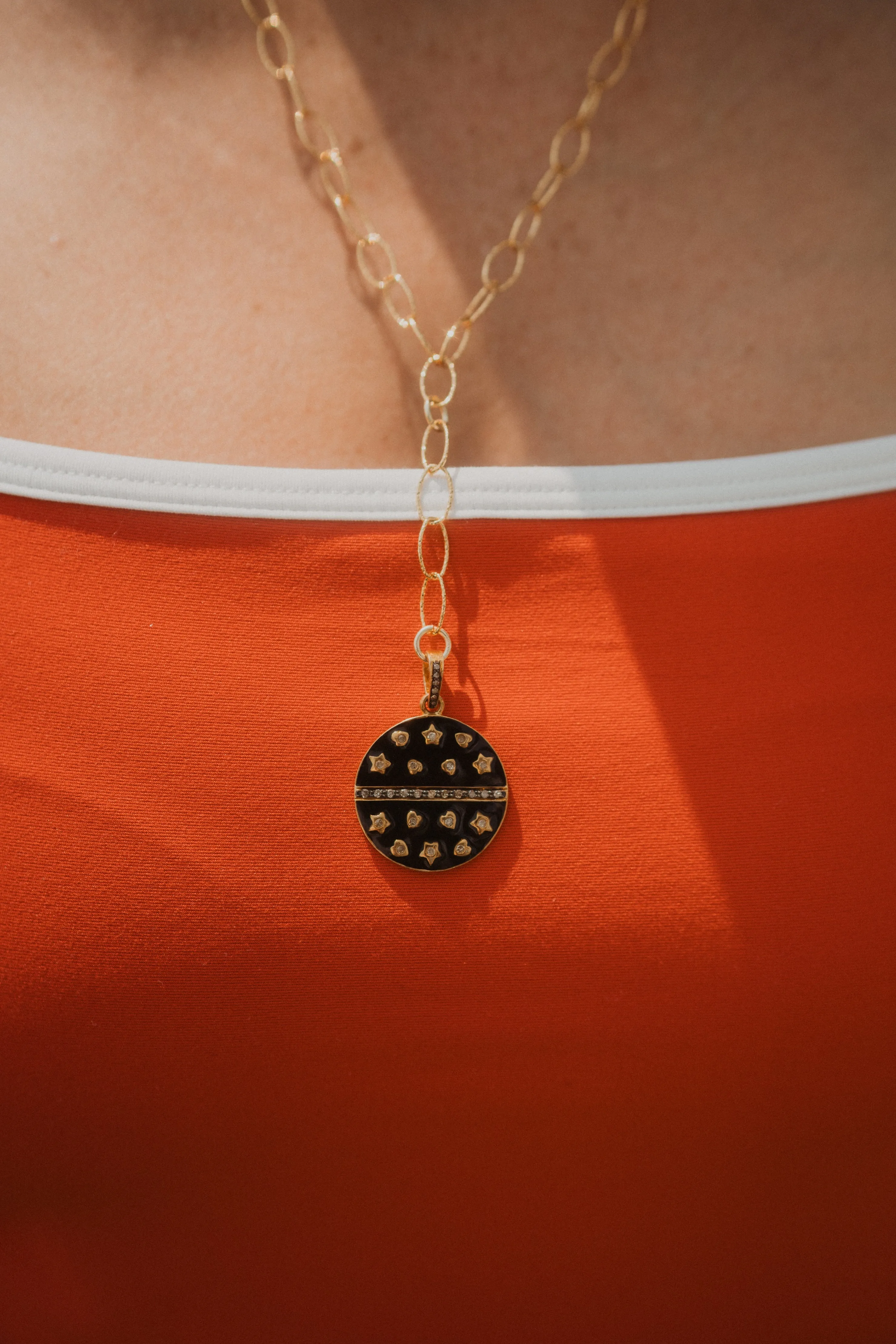 Light's Out Necklace sold by Goldie Lew