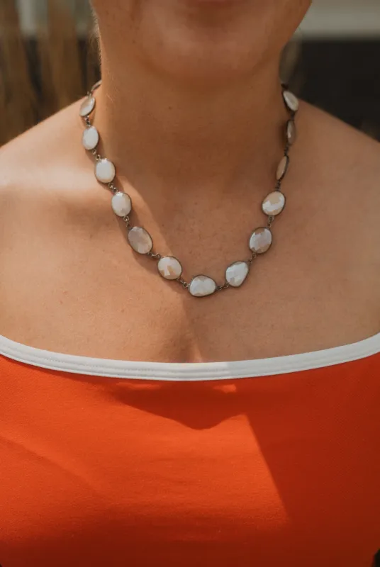 Damico Necklace | Moonstone sold by Goldie Lew