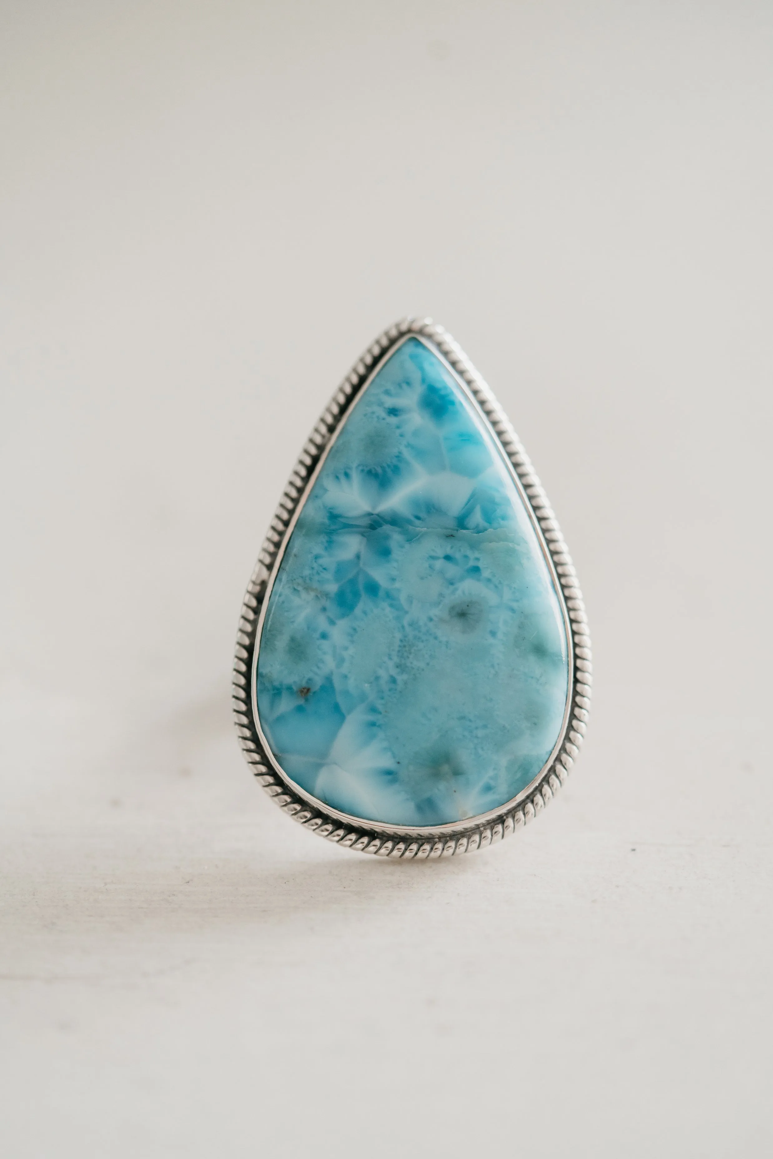 Teagan Ring | Larimar sold by Goldie Lew