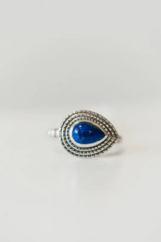 Aisha Ring | Blue Lapis sold by Goldie Lew