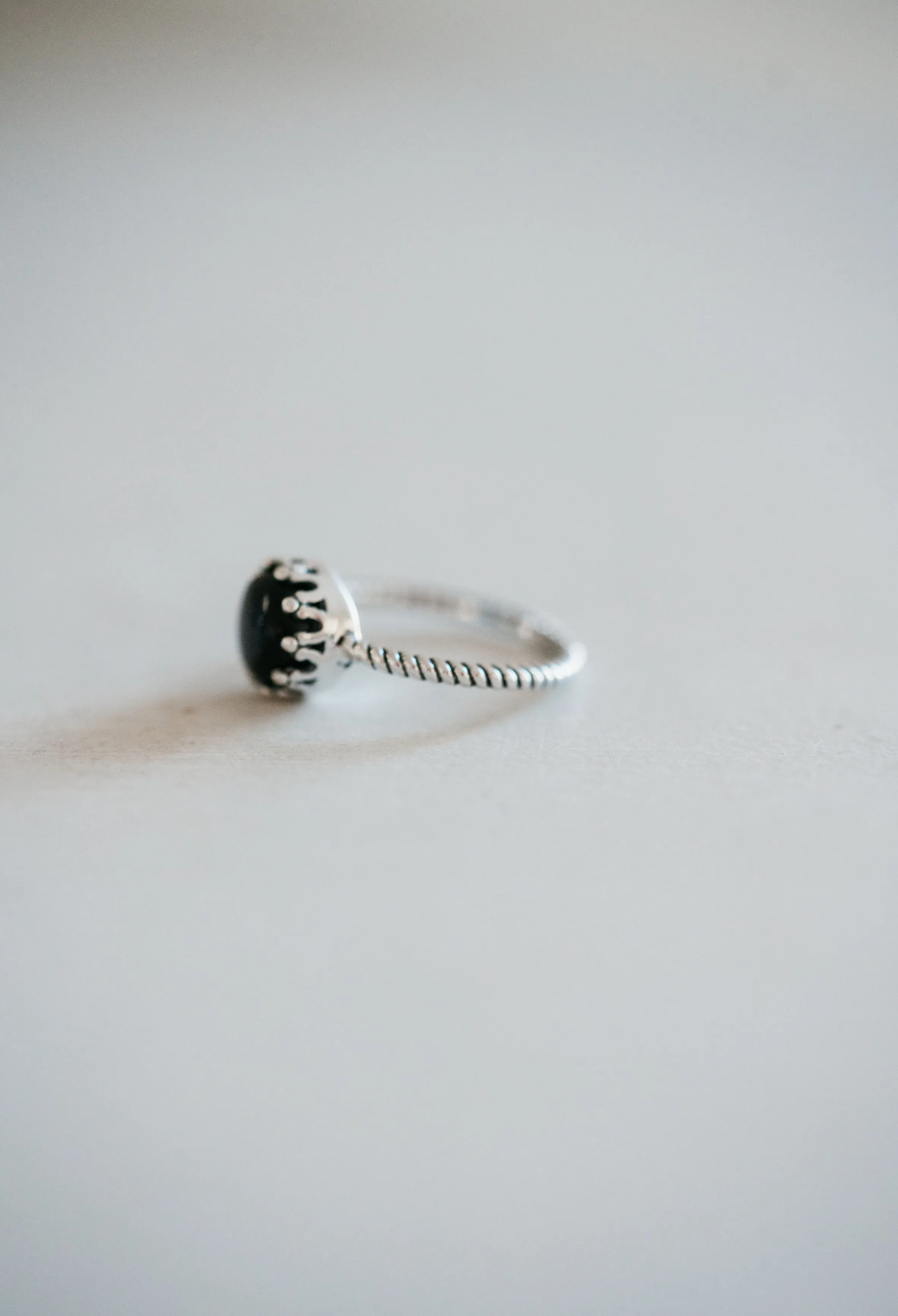 Ada Ring | Black Onyx sold by Goldie Lew product image thumbnail 2