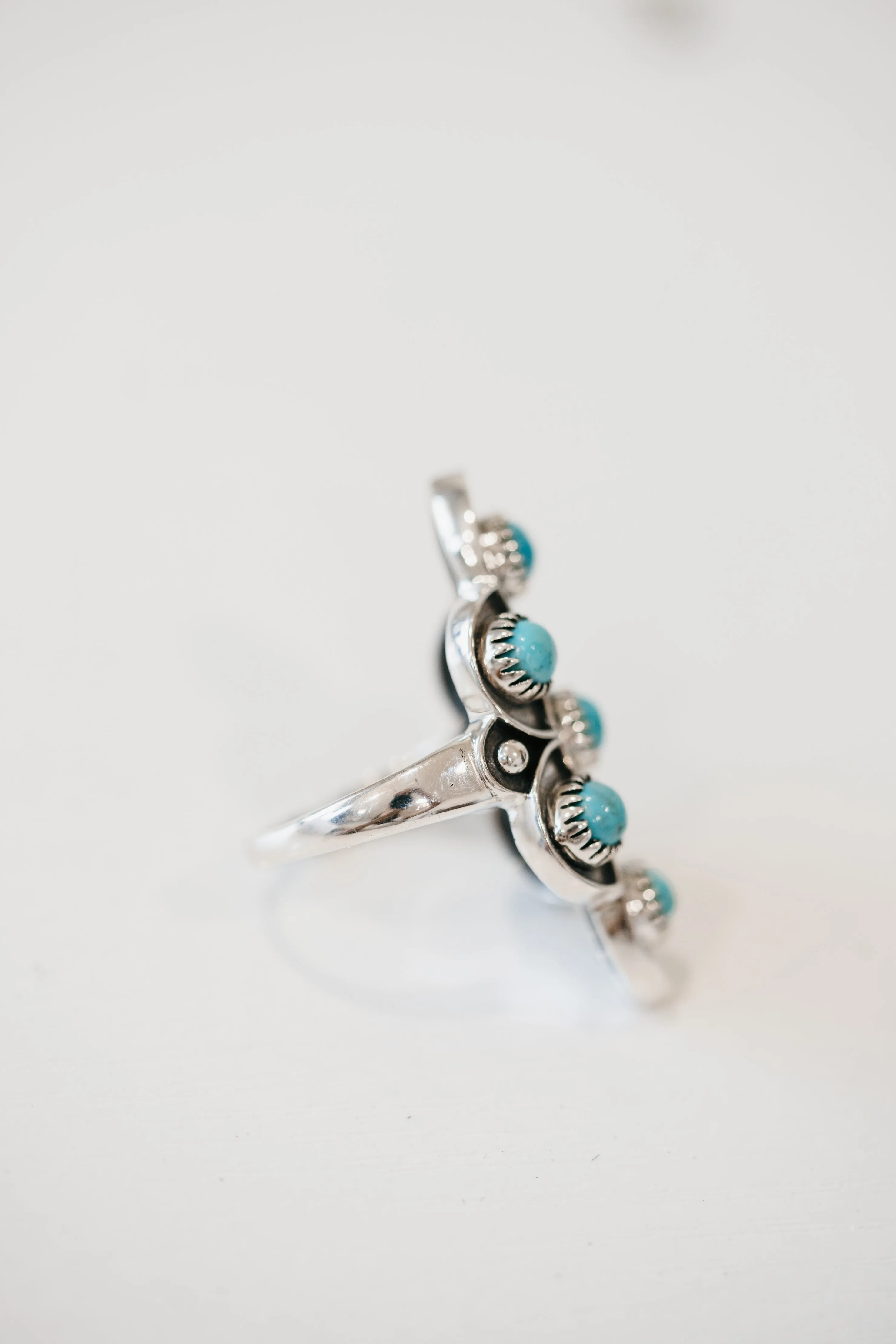 Sweet Pea Ring | Turquoise sold by Goldie Lew product image thumbnail 2