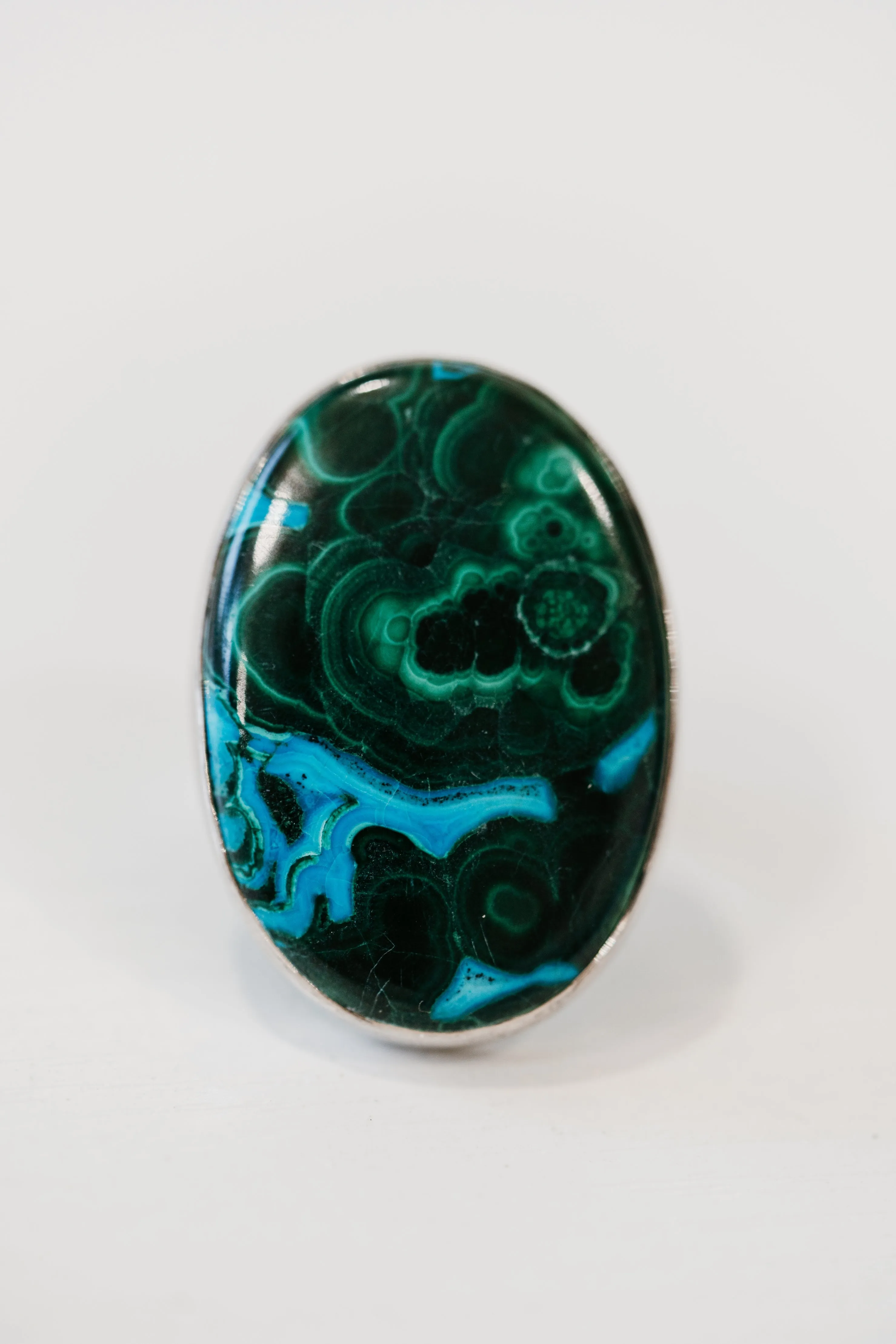 Avalyn Ring | Azurite Malachite sold by Goldie Lew product image thumbnail 2