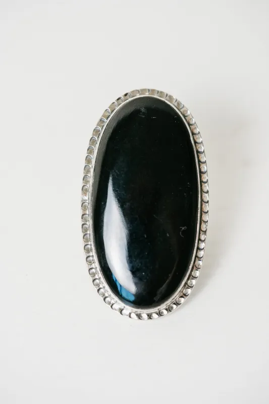 Amarillo Ring | Black Onyx sold by Goldie Lew