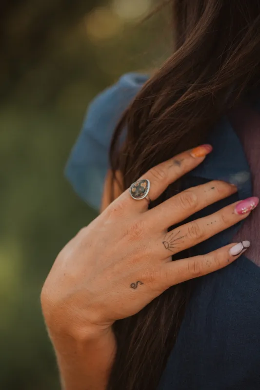 Dover Ring | Ocean Jasper sold by Goldie Lew