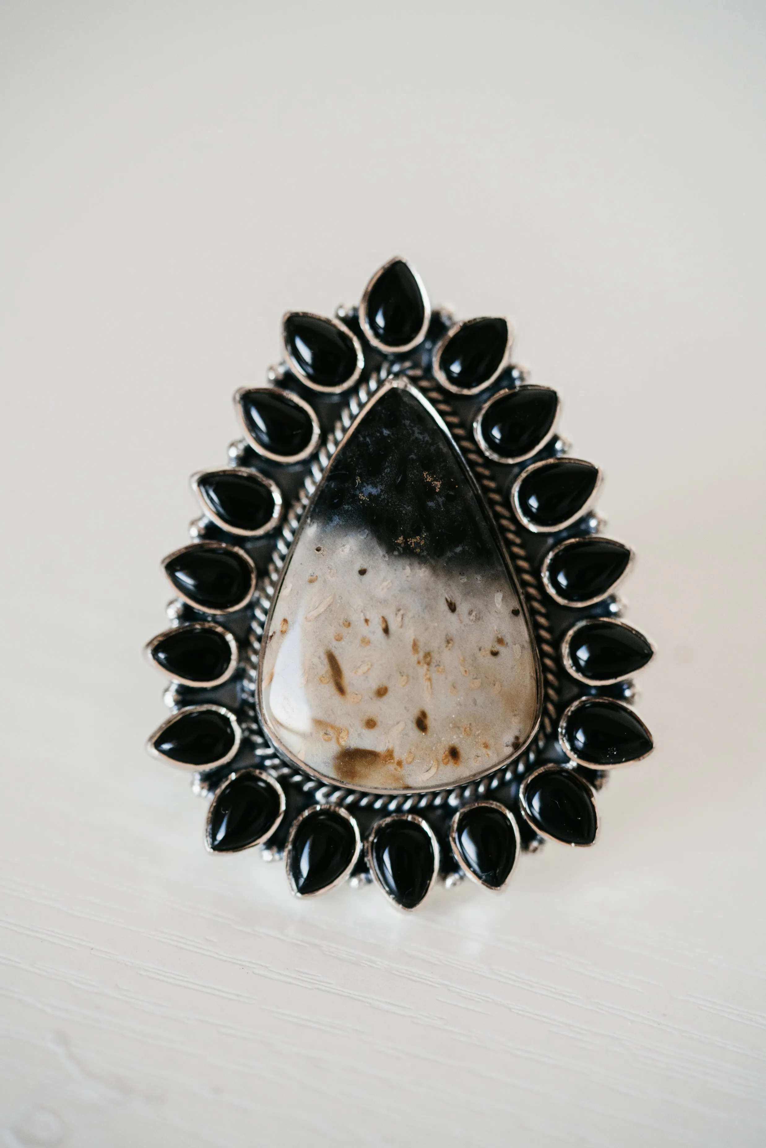 Keenan Ring | Petrified Palm Wood sold by Goldie Lew product image thumbnail 2