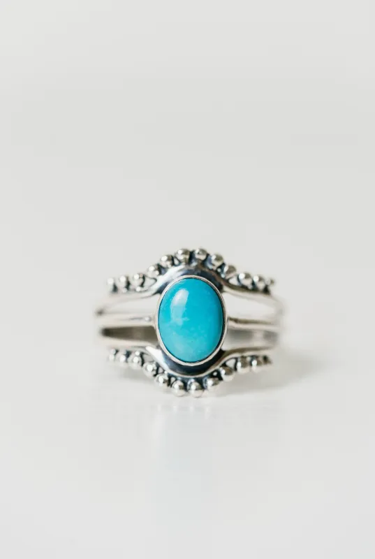 Olympia Ring | Turquoise sold by Goldie Lew