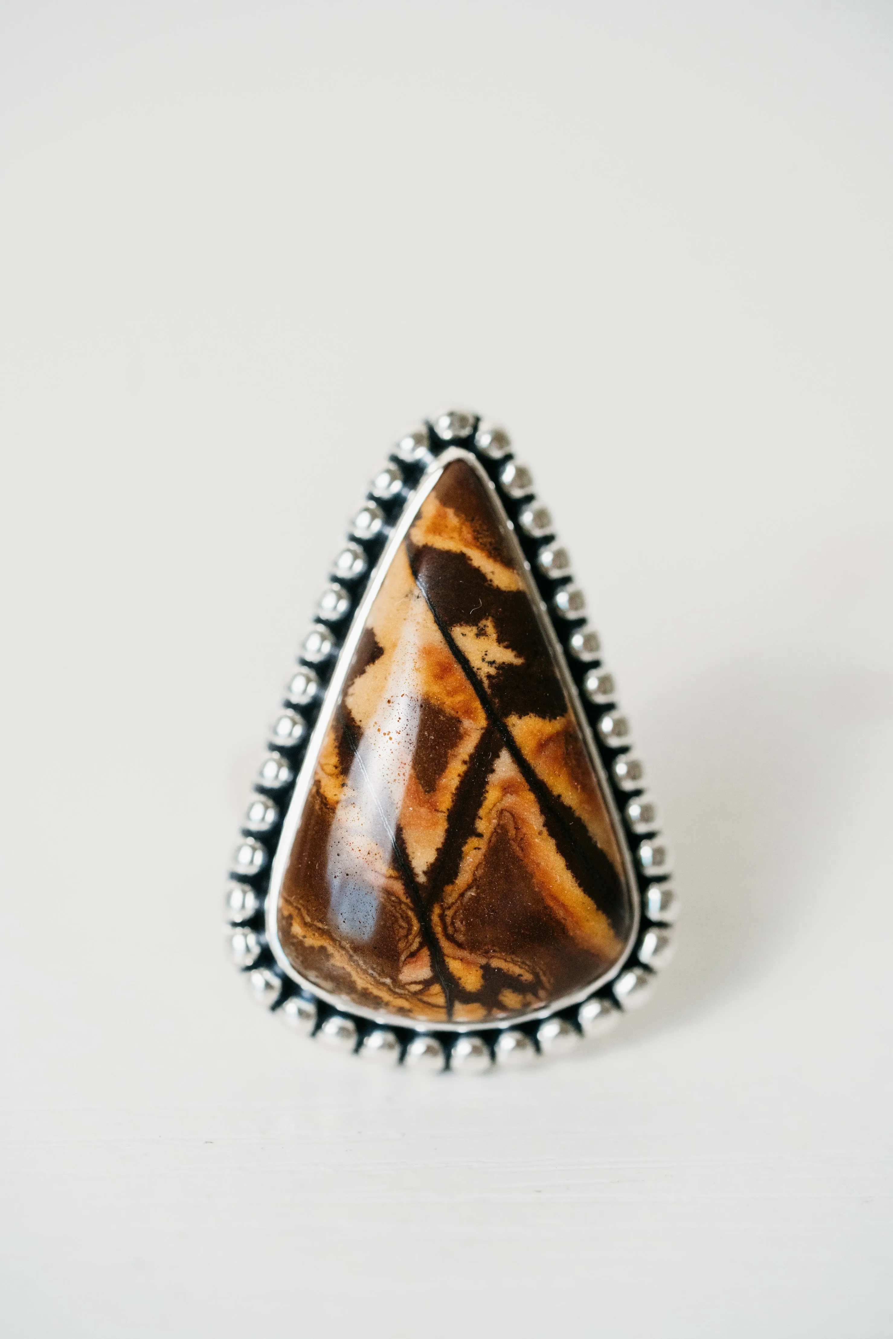 Davenport Ring | Blackout Jasper sold by Goldie Lew product image thumbnail 4