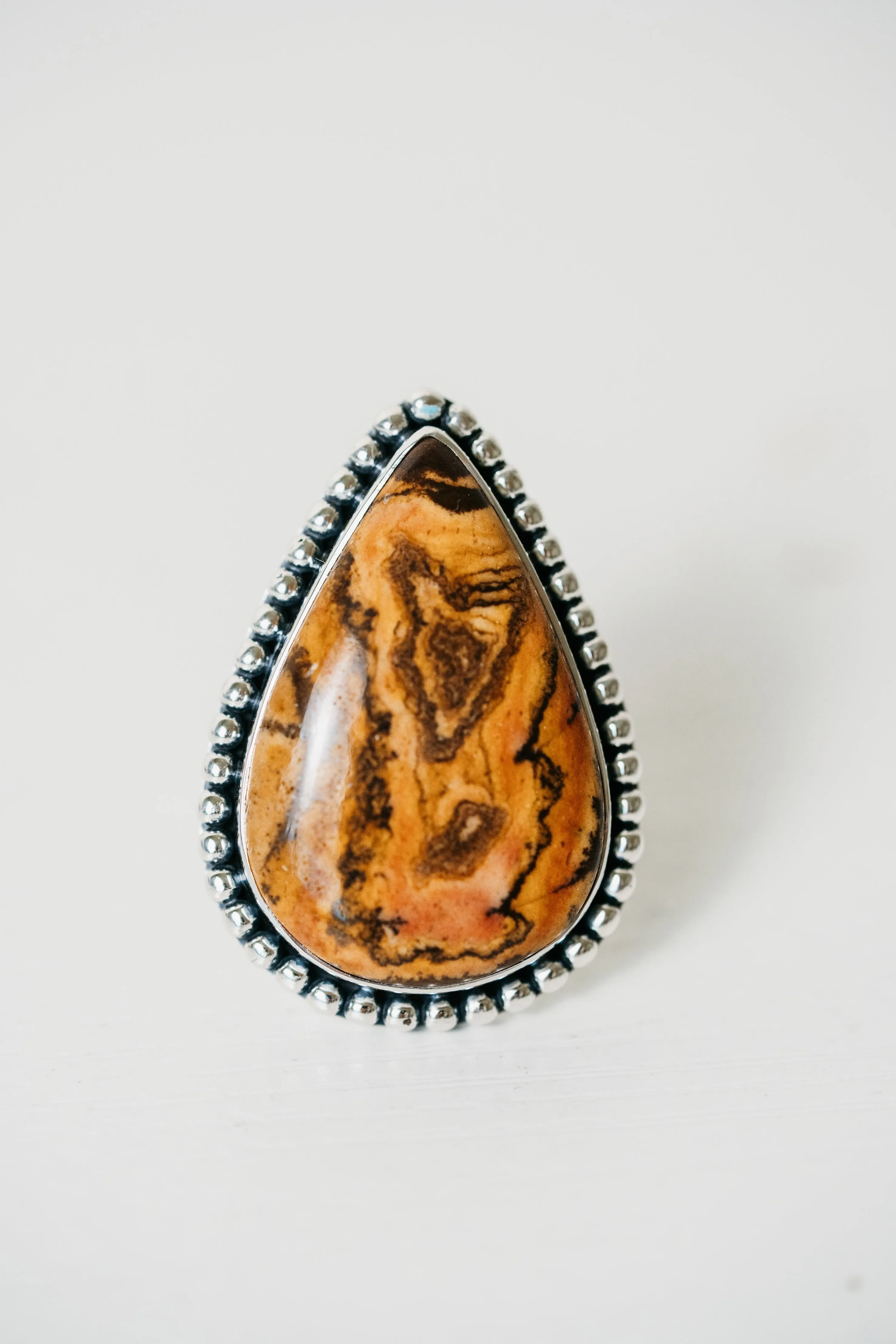 Davenport Ring | Blackout Jasper sold by Goldie Lew product image thumbnail 3