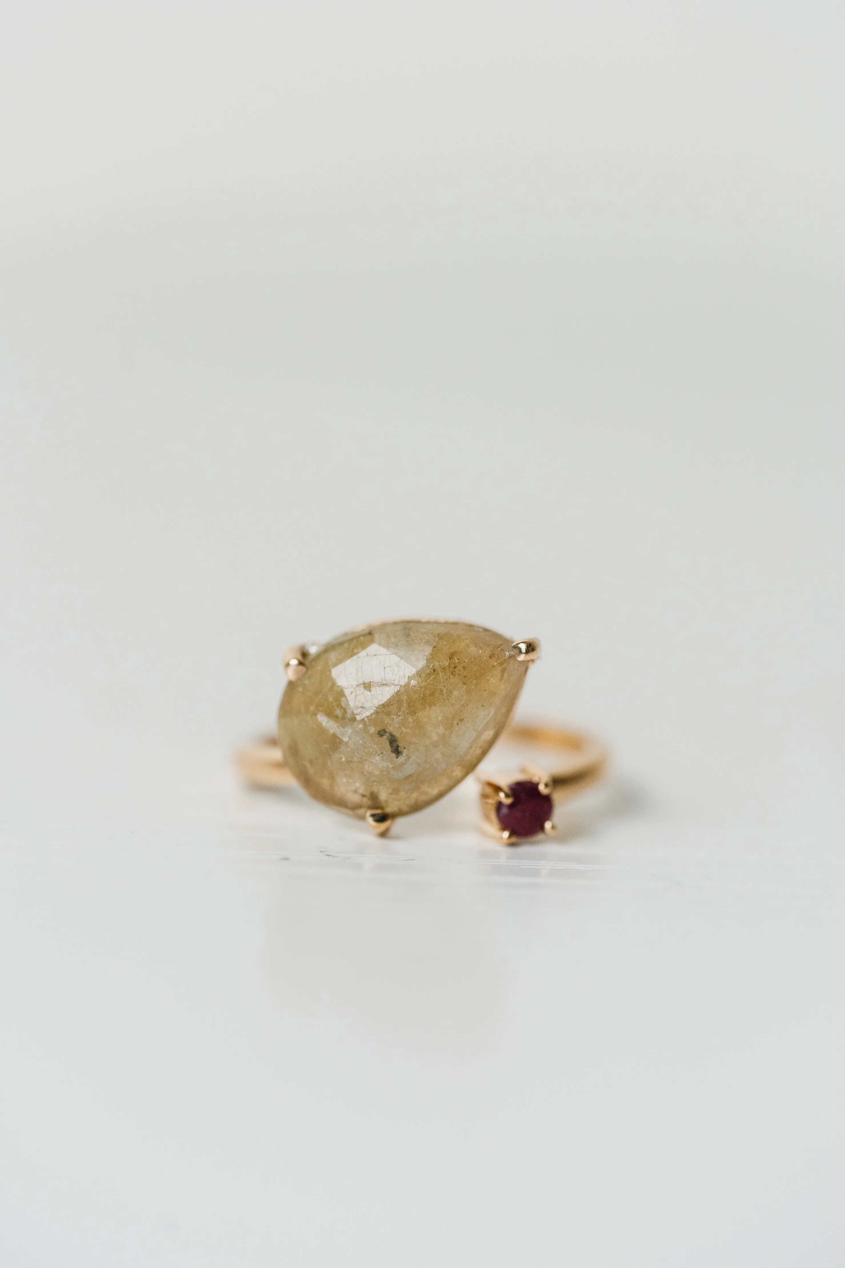 Seashore Ring | Ruby + Multi Sapphire sold by Goldie Lew