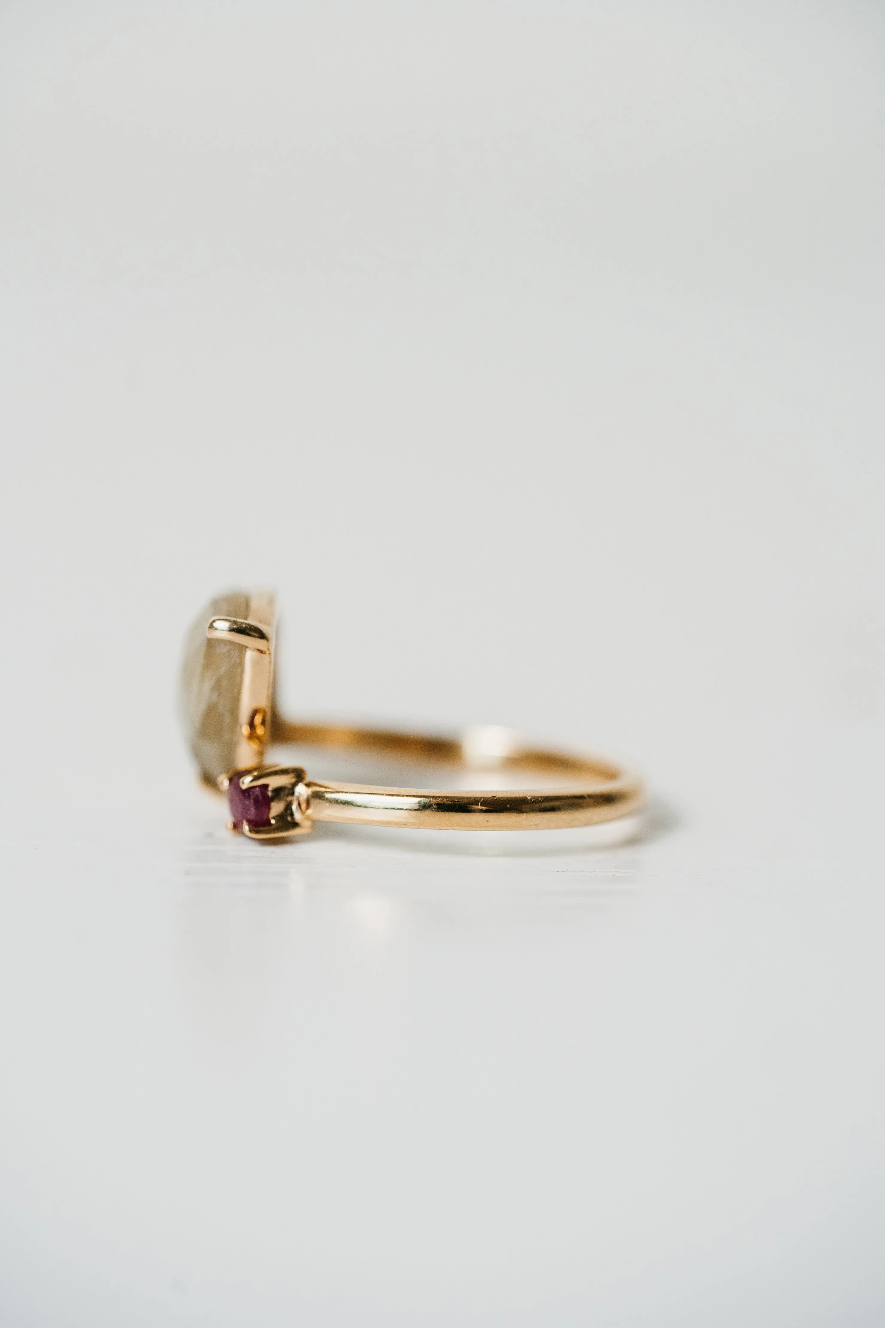 Seashore Ring | Ruby + Multi Sapphire sold by Goldie Lew product image thumbnail 3
