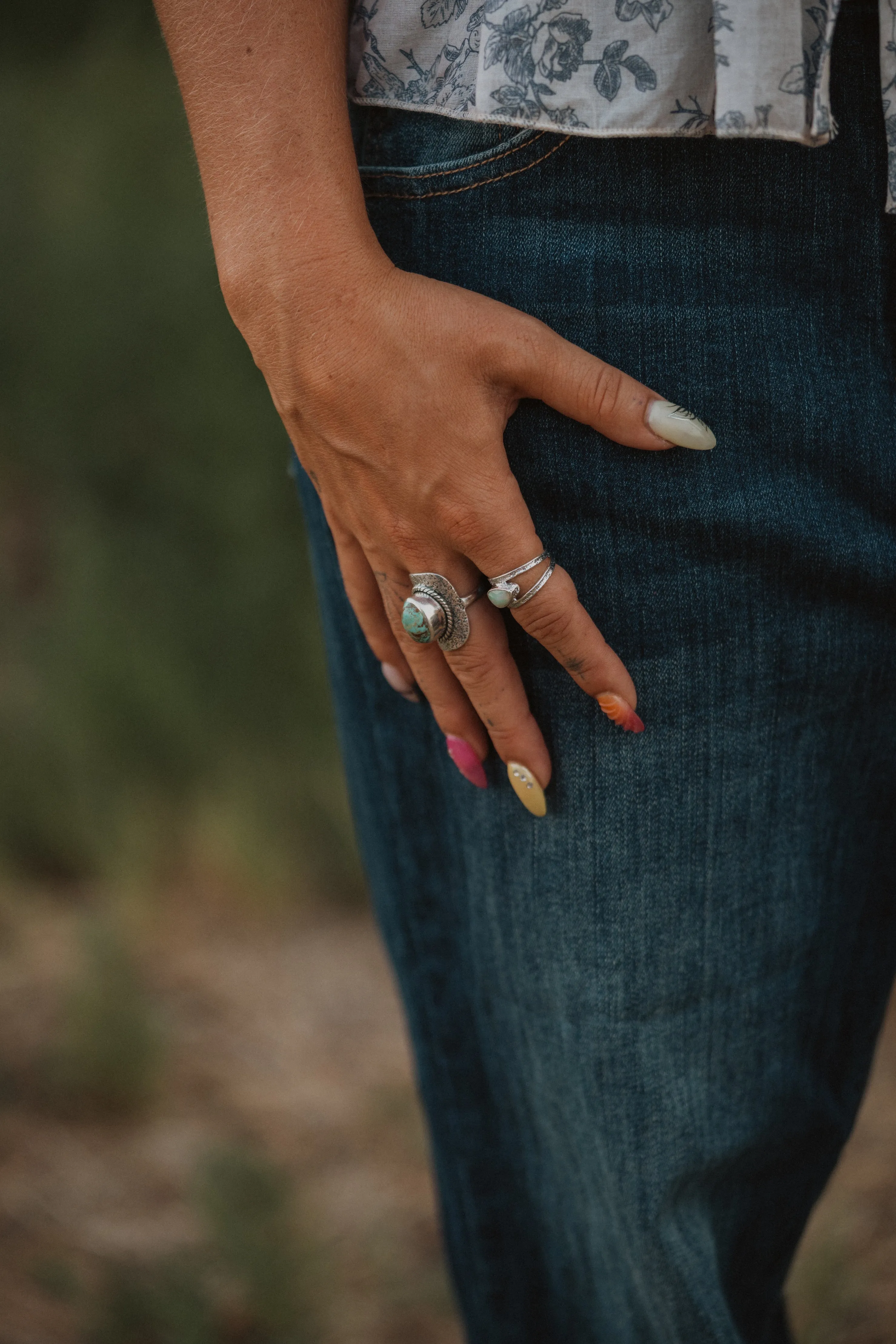 Alpine Ring | Ethiopian Opal sold by Goldie Lew product image thumbnail 3