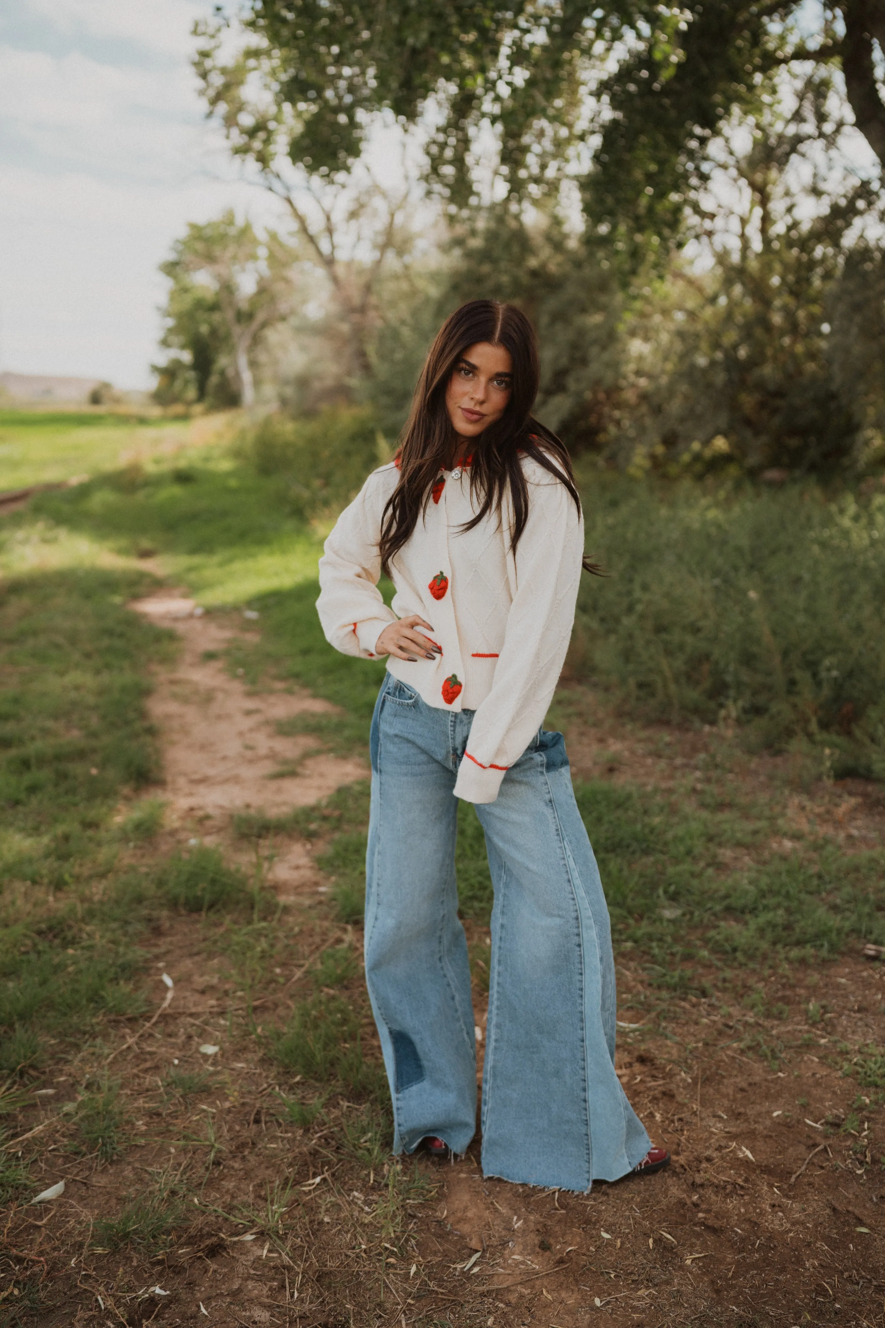 Sweet Strawberry Cardigan sold by Goldie Lew product image thumbnail 2