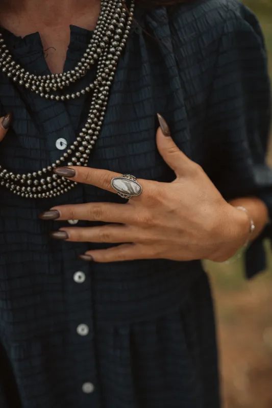 Ramos Ring | Crazy Lace Agate sold by Goldie Lew