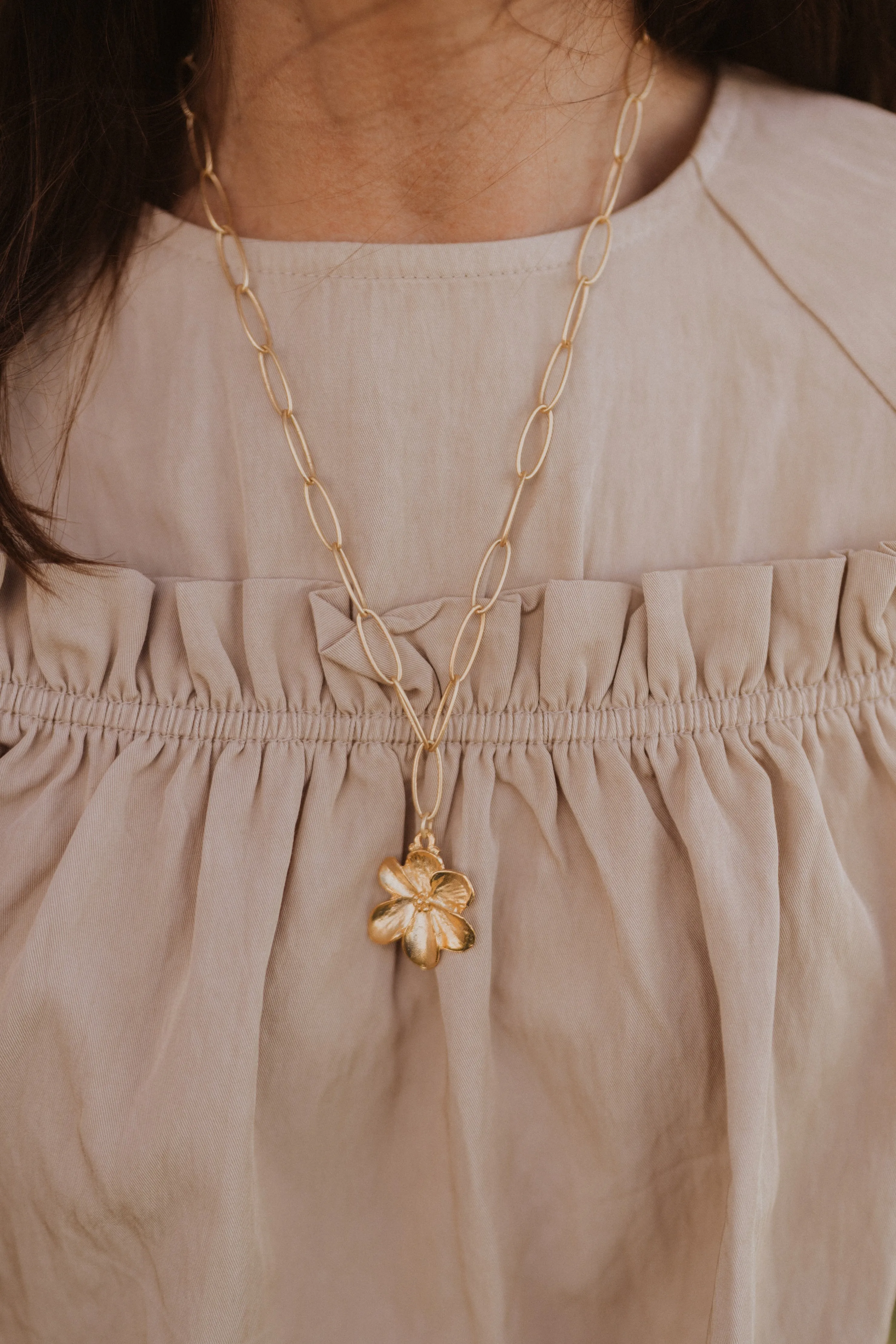Sunlit Petal Necklace sold by Goldie Lew product image thumbnail 2